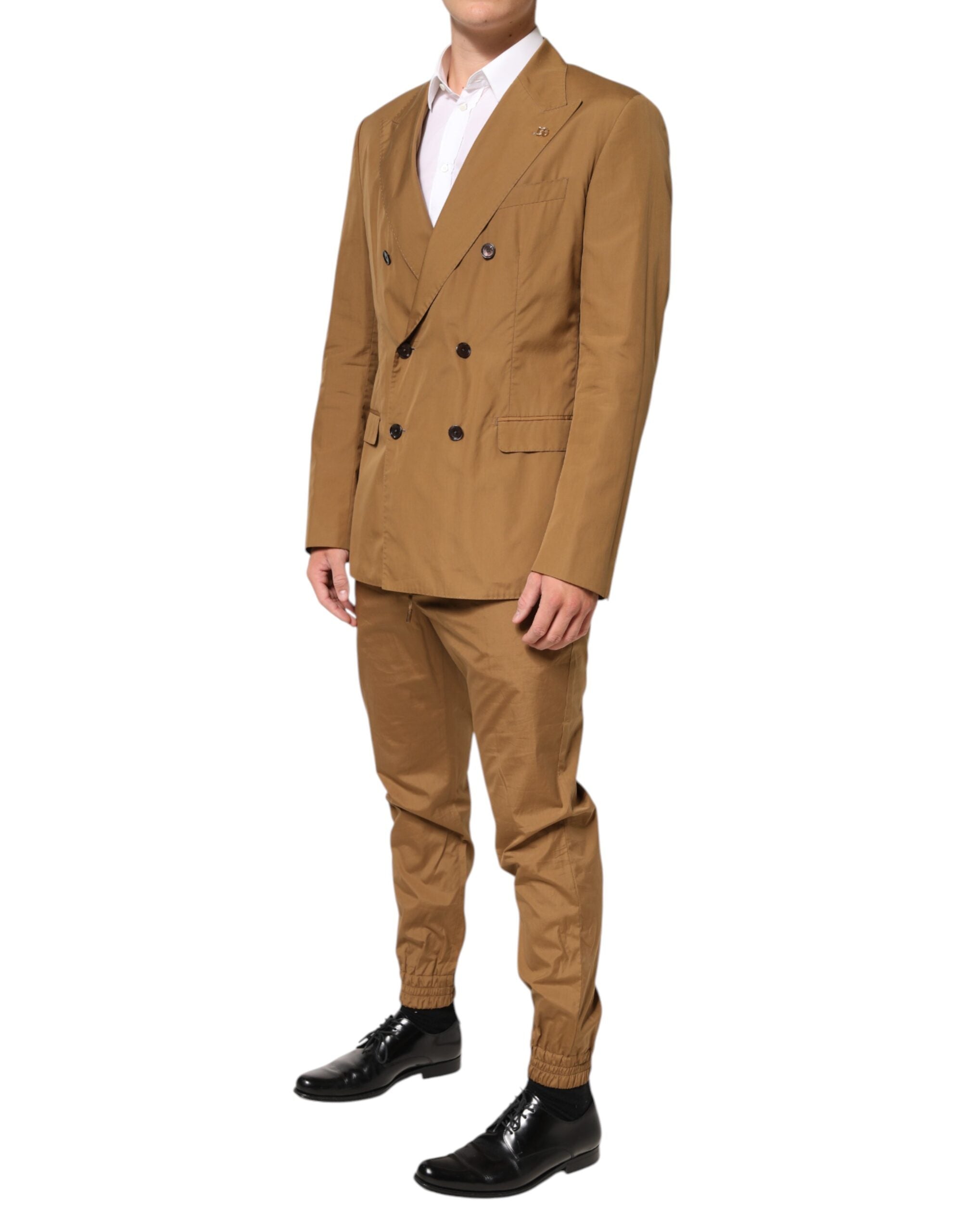 Dolce & Gabbana Brown Taormina Double-breasted Suit, 2-piece-3