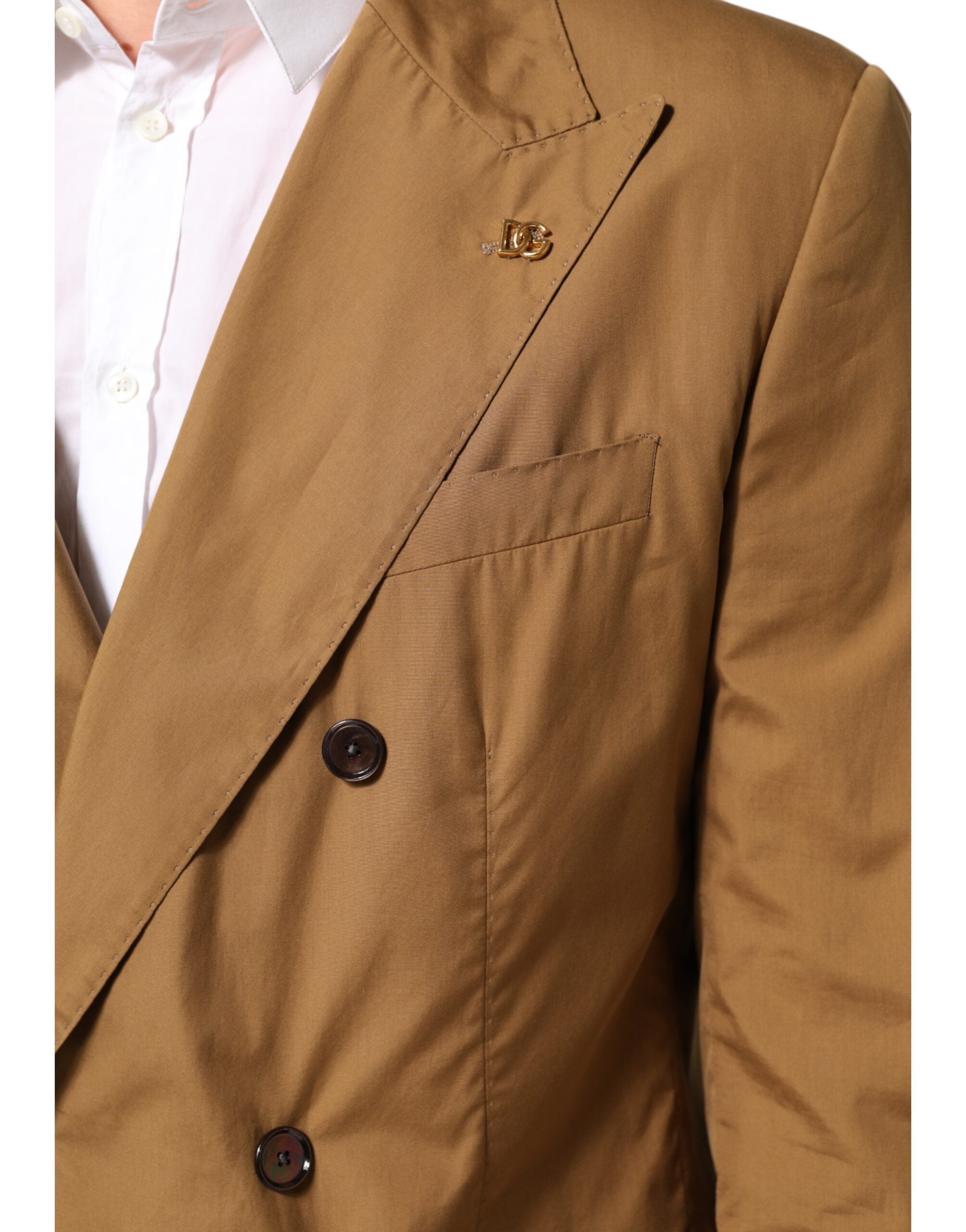 Dolce & Gabbana Brown Taormina Double-breasted Suit, 2-piece-6