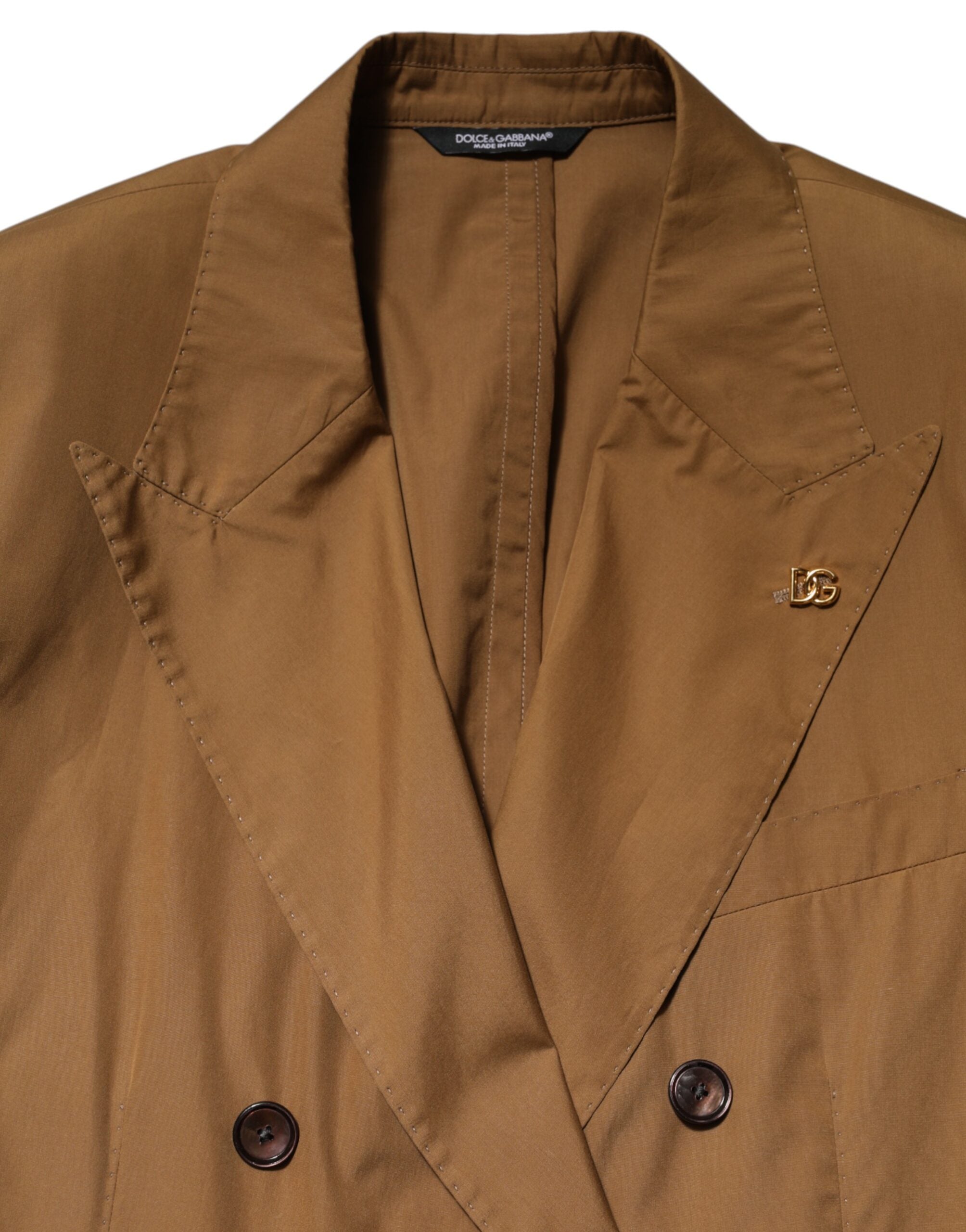 Dolce & Gabbana Brown Taormina Double-breasted Suit, 2-piece-7