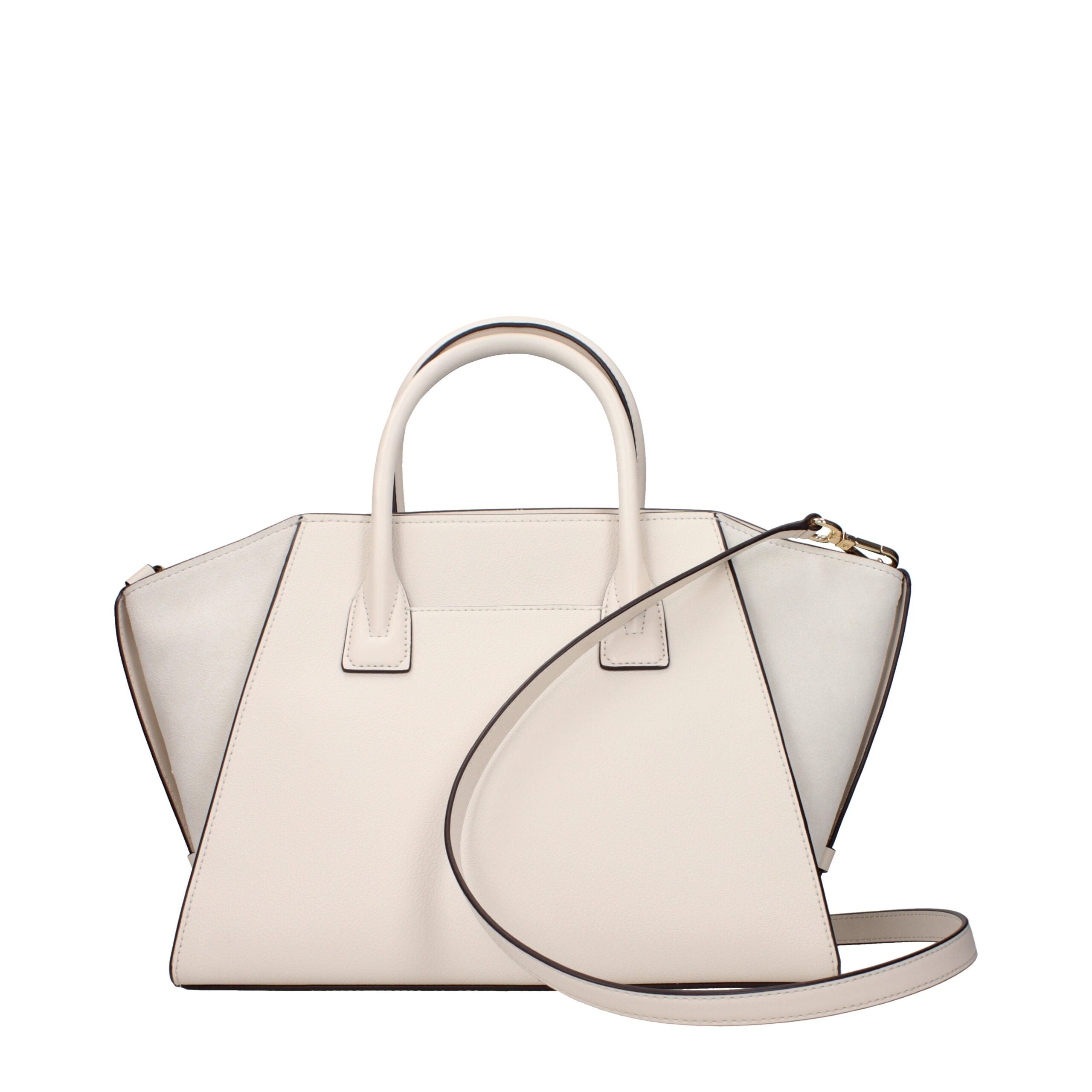 Michael Kors Beige Leder Handtasche-3