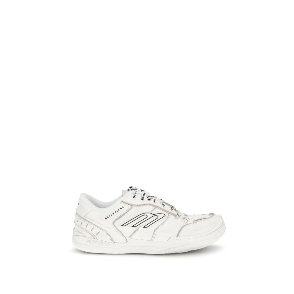 Balenciaga White Calfskin Bos Taurus Sneakers-1