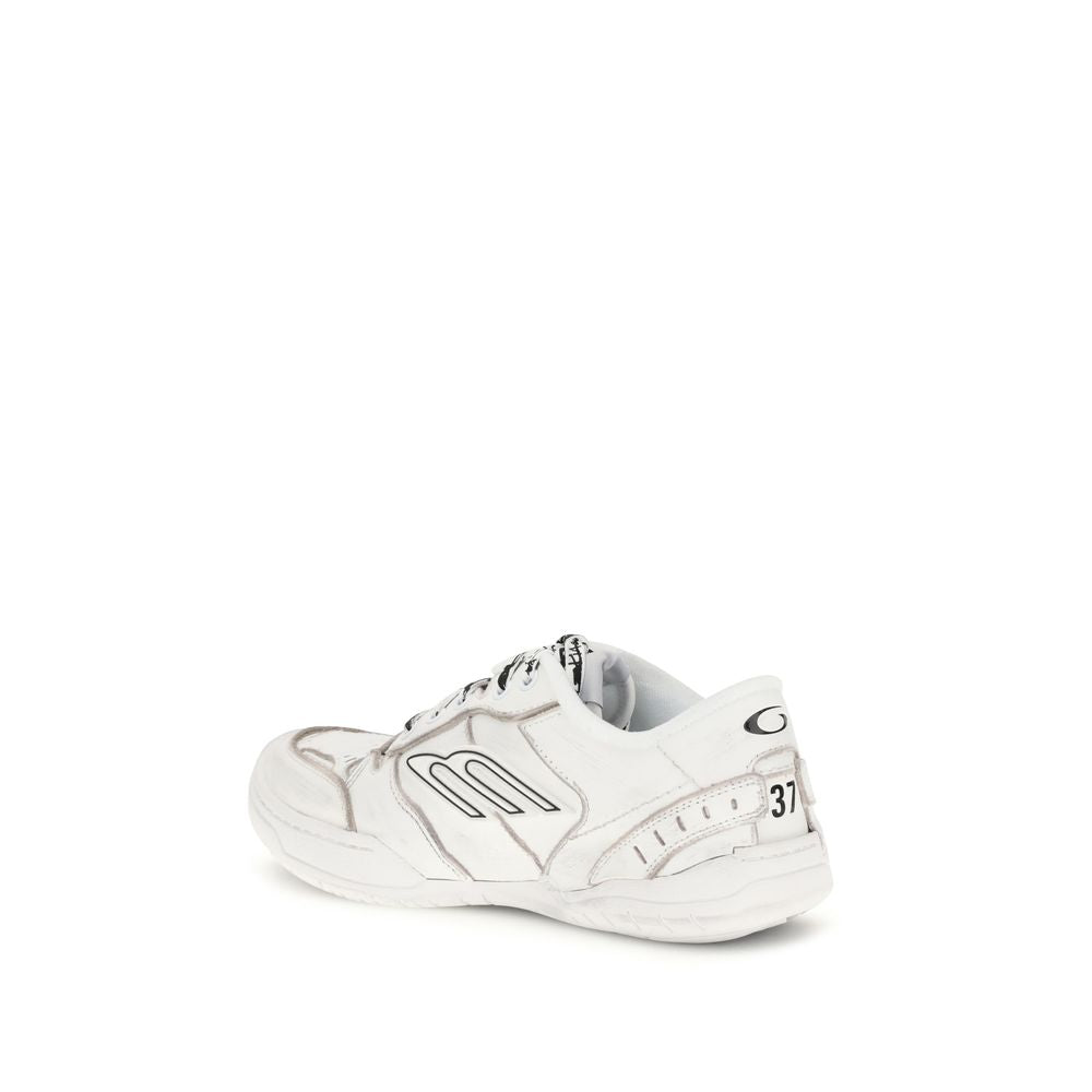 Balenciaga White Calfskin Bos Taurus Sneakers-3