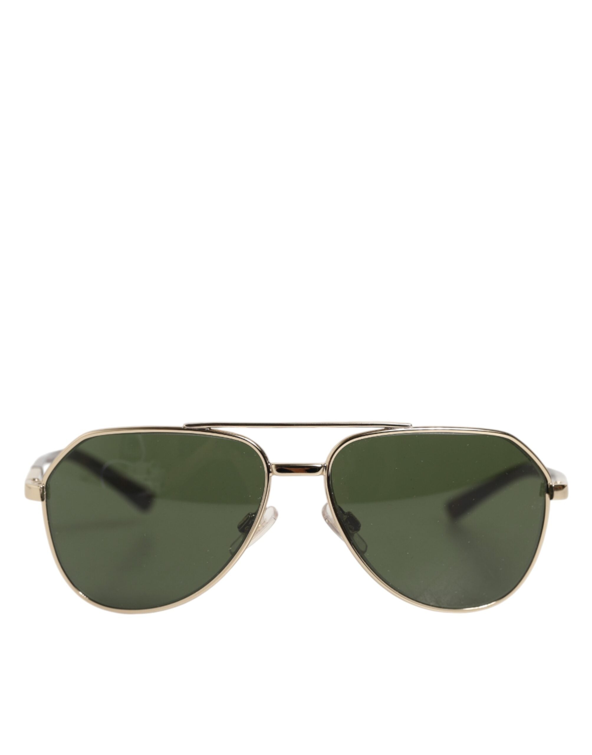Dolce & Gabbana DG2125 Silver Aviator Sunglasses-2