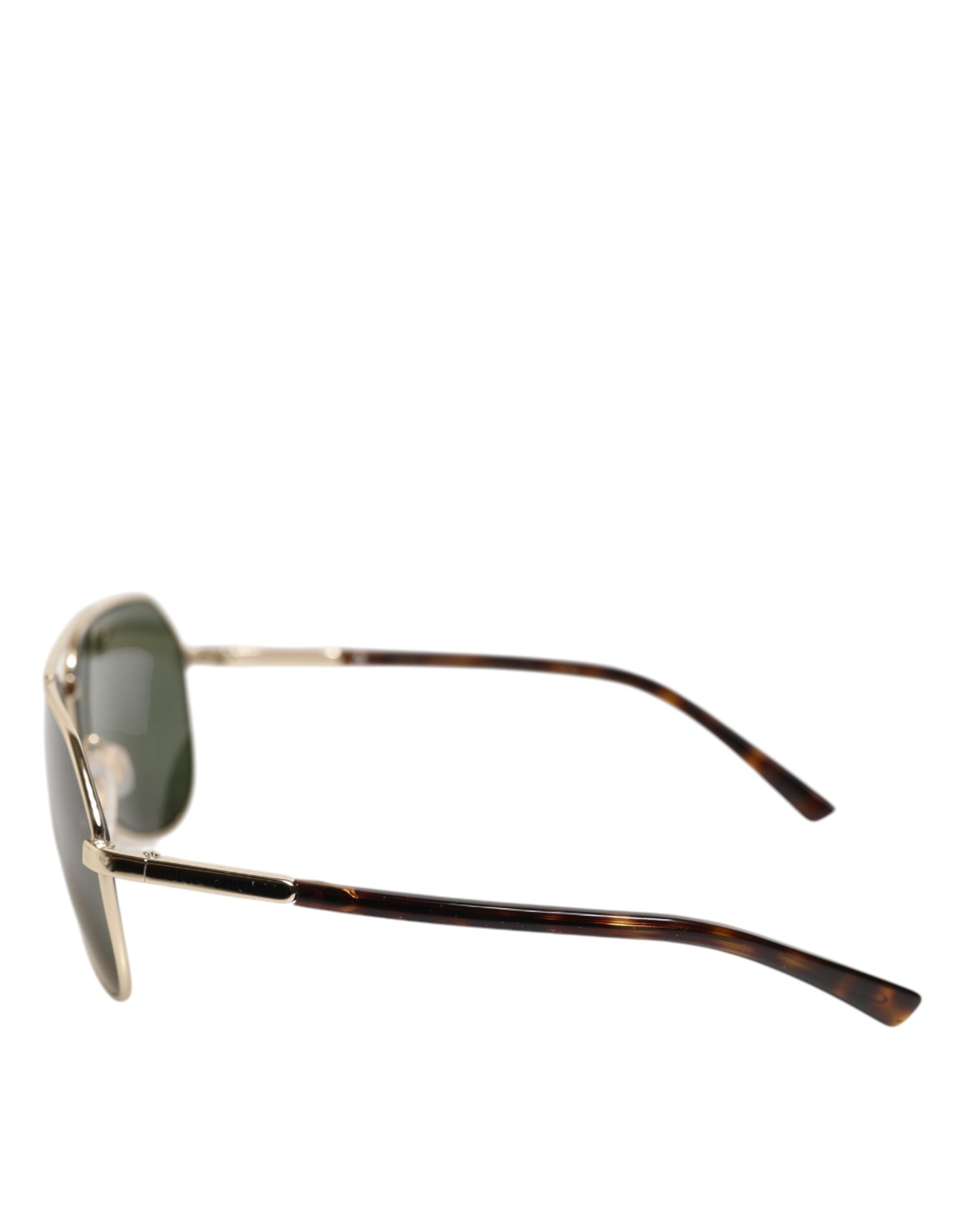 Dolce & Gabbana DG2125 Silver Aviator Sunglasses-4