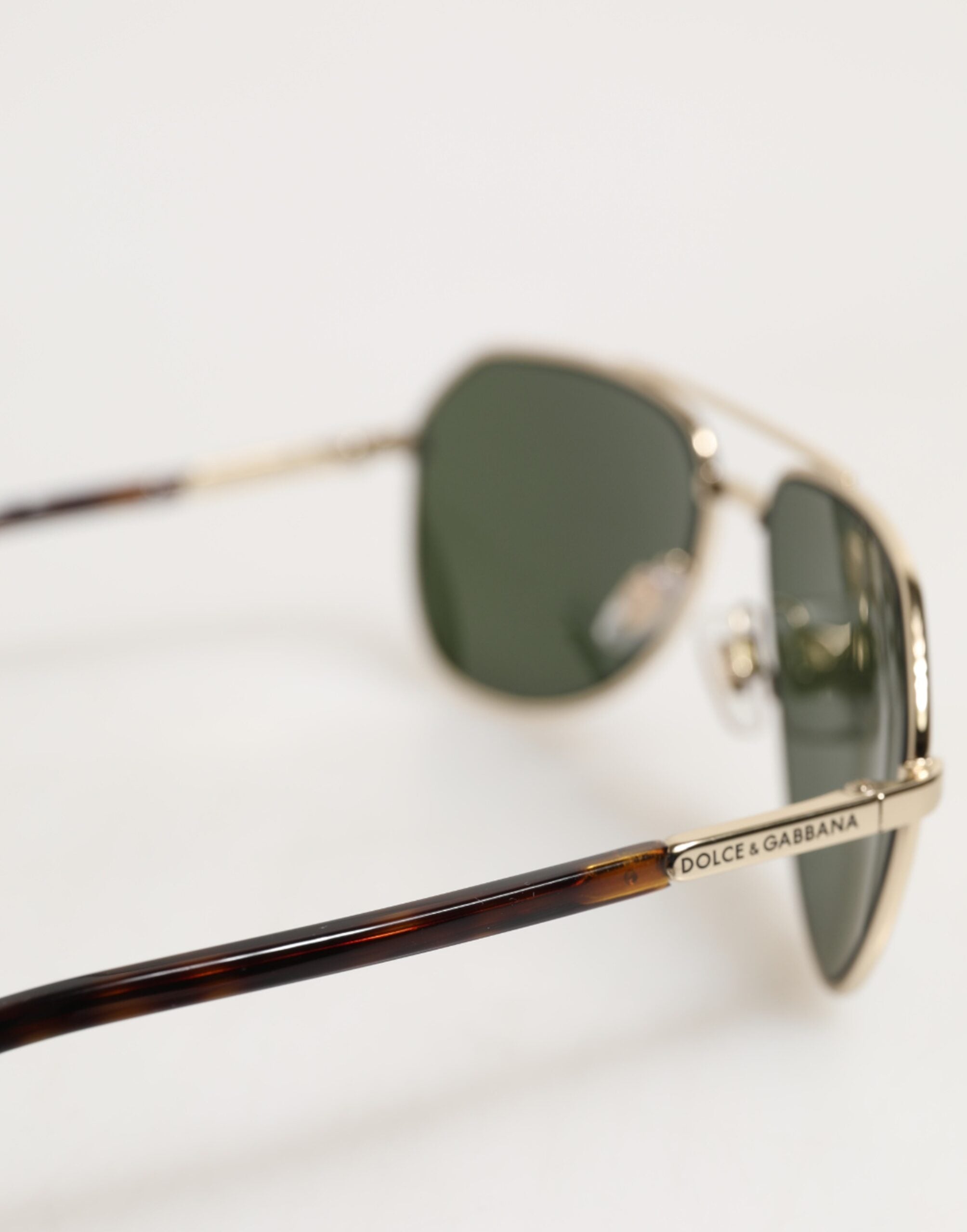 Dolce & Gabbana DG2125 Silver Aviator Sunglasses-7