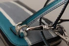 Bolso bandolera de piel azul Dolce & Gabbana con ranura para tarjetas y bolsillo para teléfono móvil-8