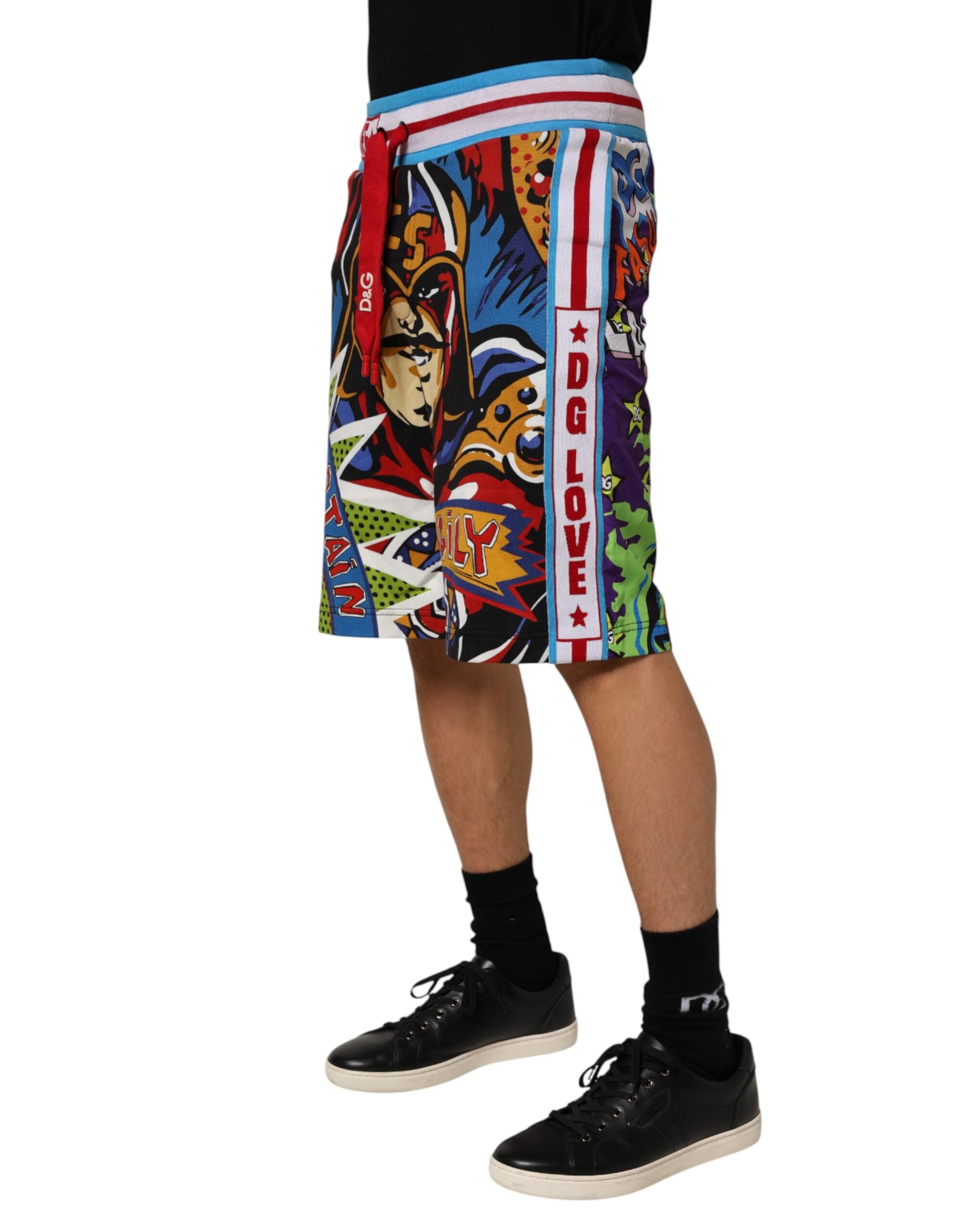 Dolce & Gabbana Bermuda shorts with Captain Sicily print-3