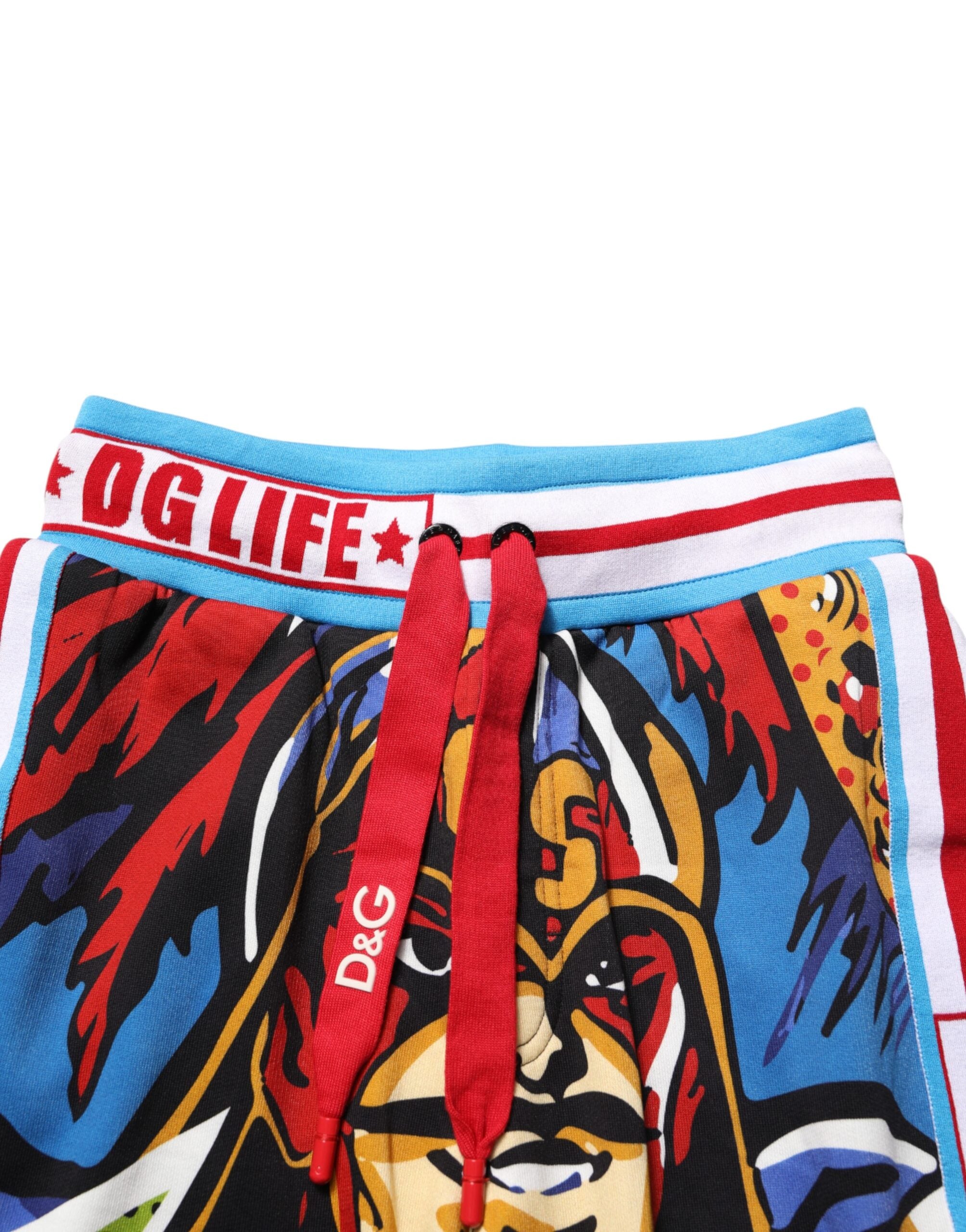 Dolce & Gabbana Bermuda shorts with Captain Sicily print-5