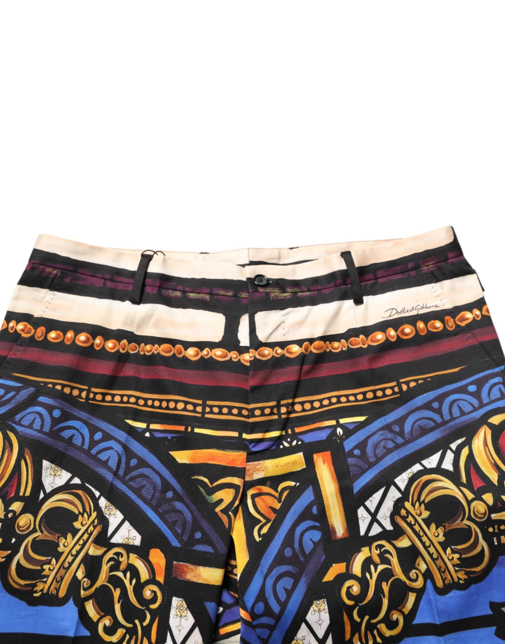 Dolce & Gabbana Hose mit Julius-Caesar-Print in Multicolor-5