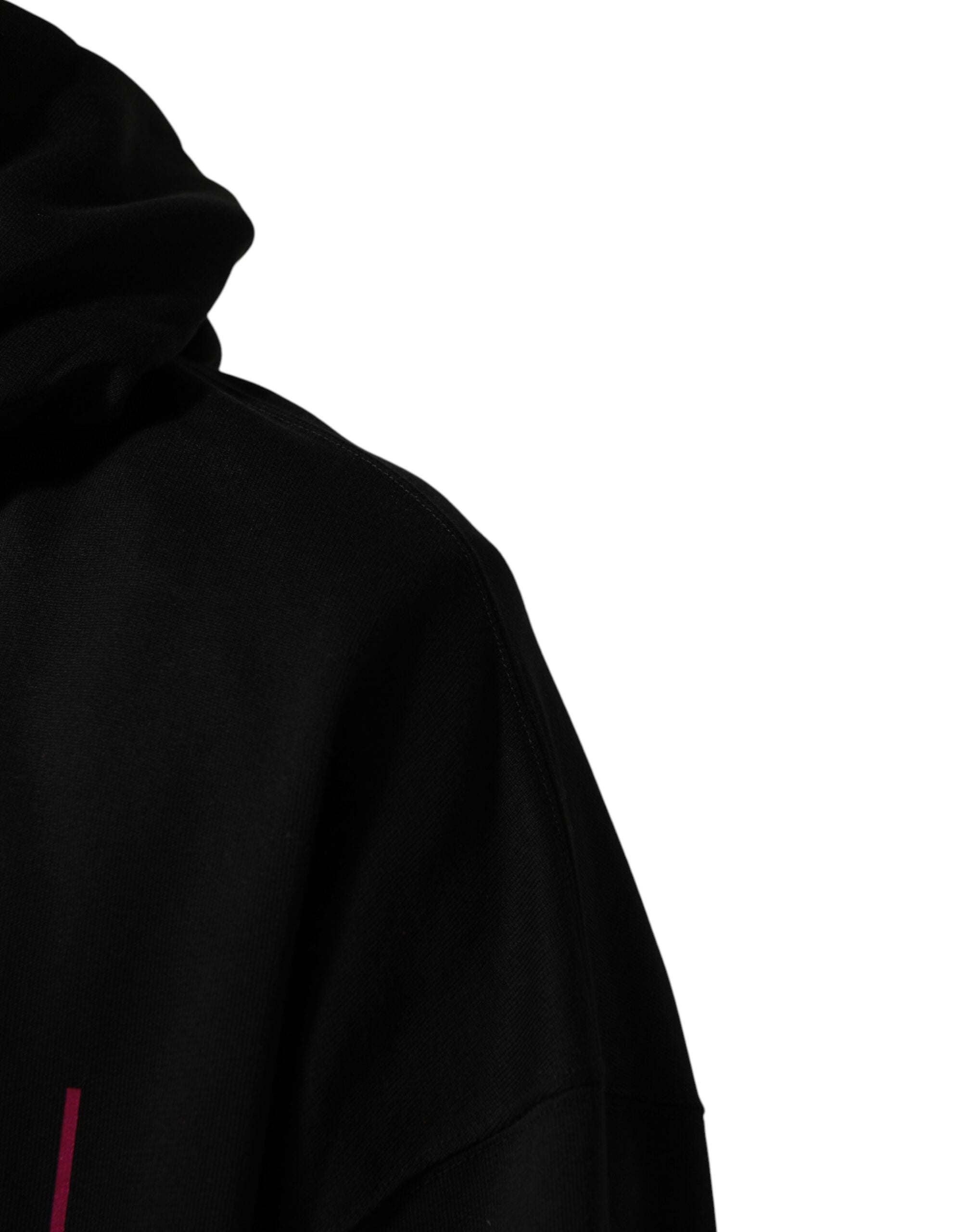 Dolce & Gabbana Black Printed Hoodie for Men-6