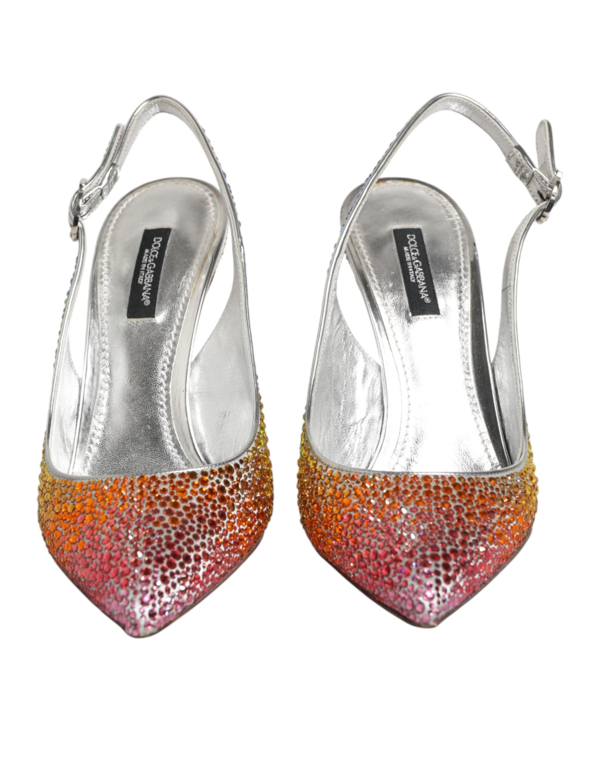 Zapatos de salón Dolce & Gabbana con lentejuelas y tira en el talón en multicolor-3