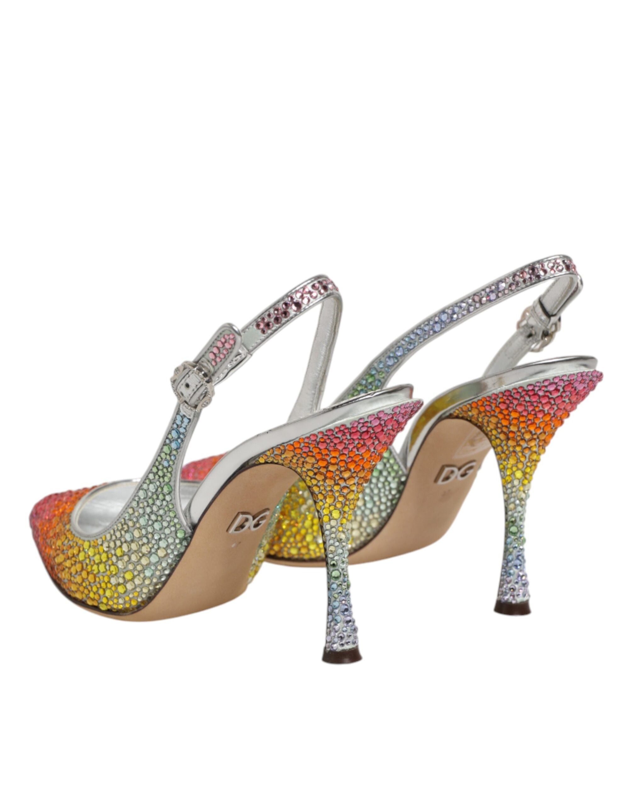 Zapatos de salón Dolce & Gabbana con lentejuelas y tira en el talón en multicolor-6