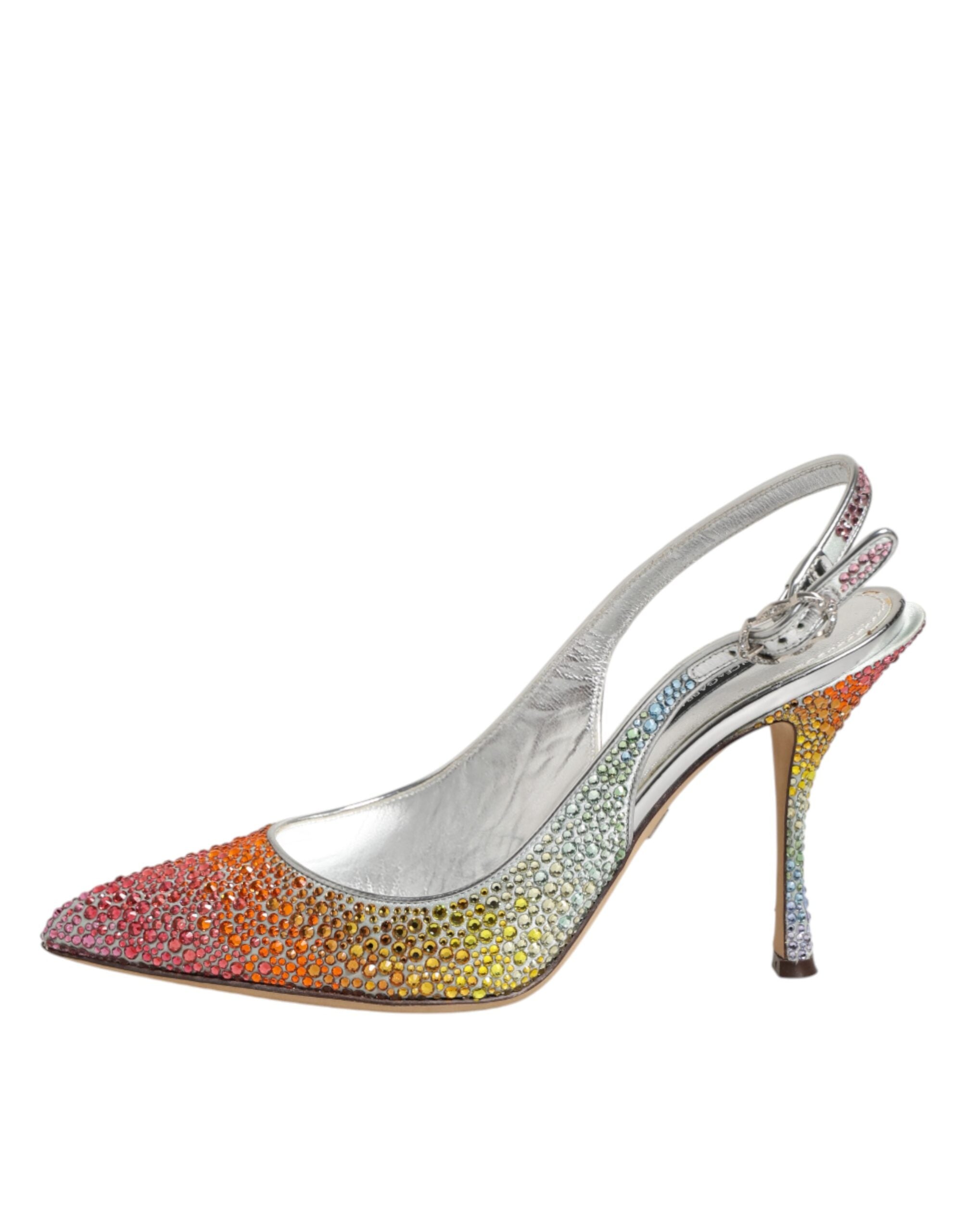Zapatos de salón Dolce & Gabbana con lentejuelas y tira en el talón en multicolor-7