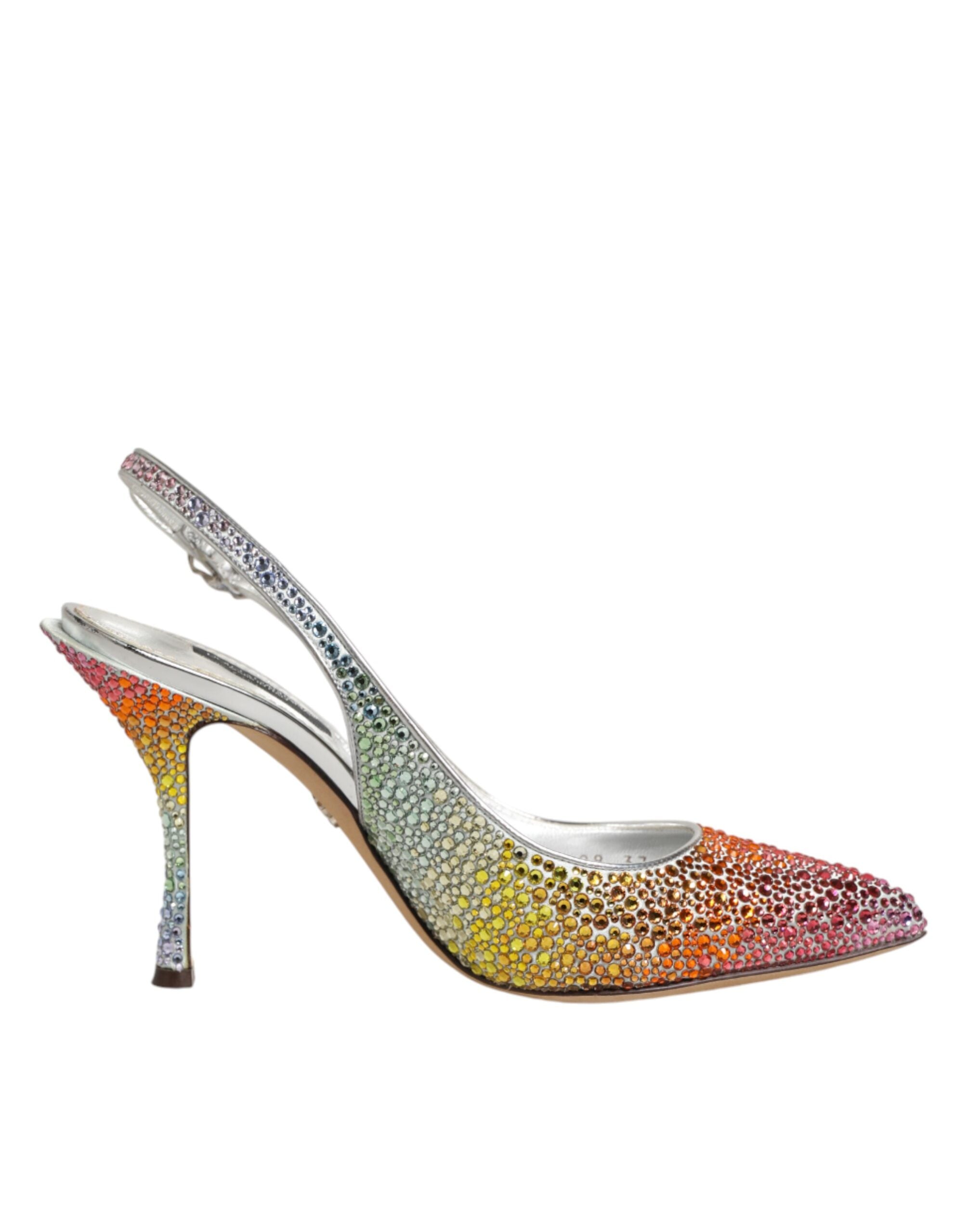 Zapatos de salón Dolce & Gabbana con lentejuelas y tira en el talón en multicolor-2