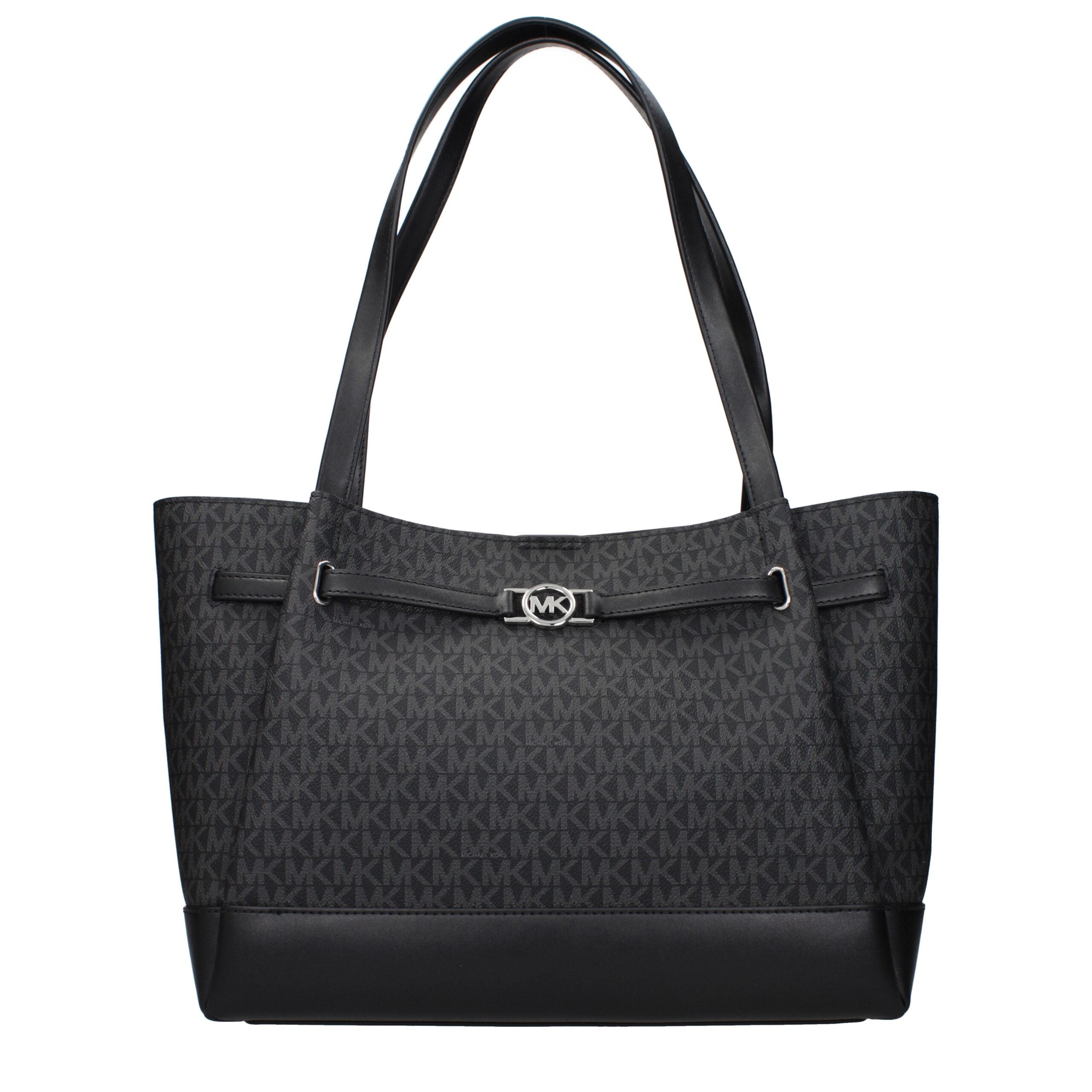 Michael Kors Schwarze Stoffhandtasche-1