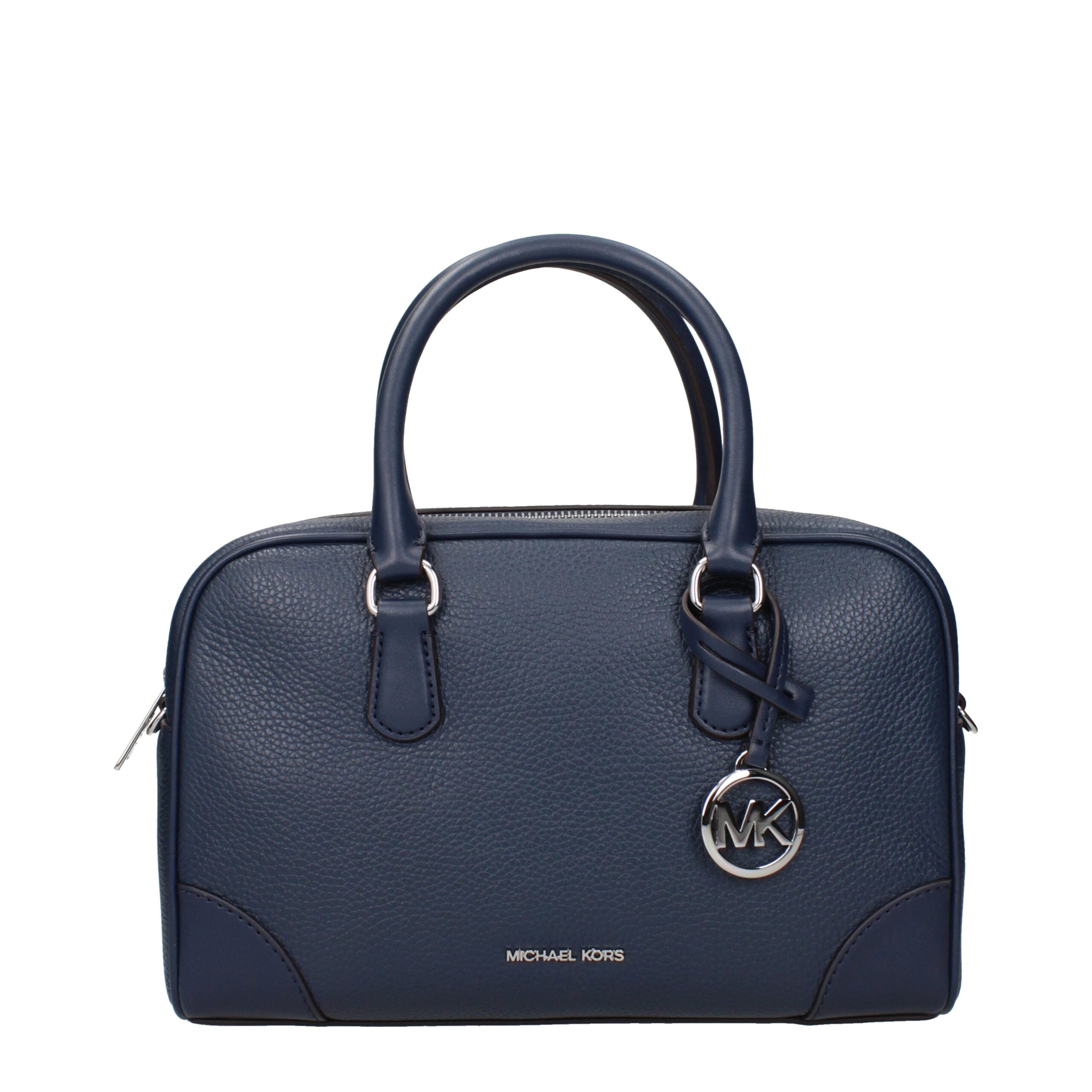 Michael Kors Blaue Lederhandtasche-1