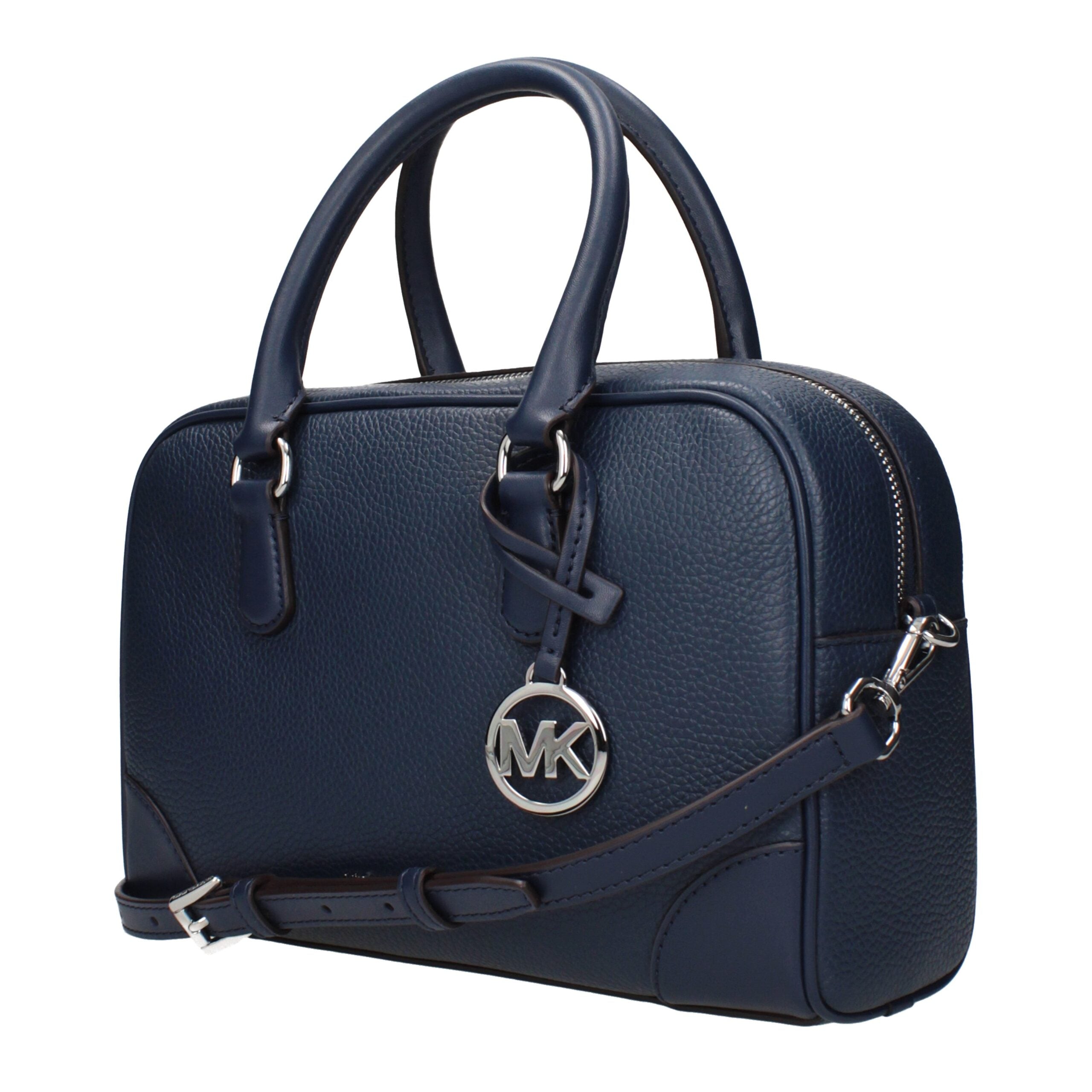 Michael Kors Blaue Lederhandtasche-2