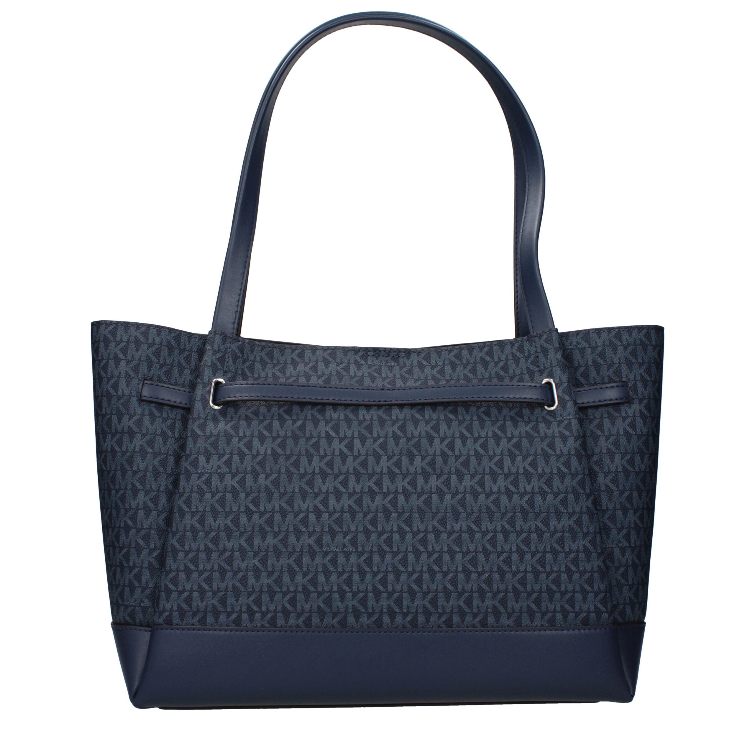 Michael Kors Blaue Stoff-Umhängetasche-3