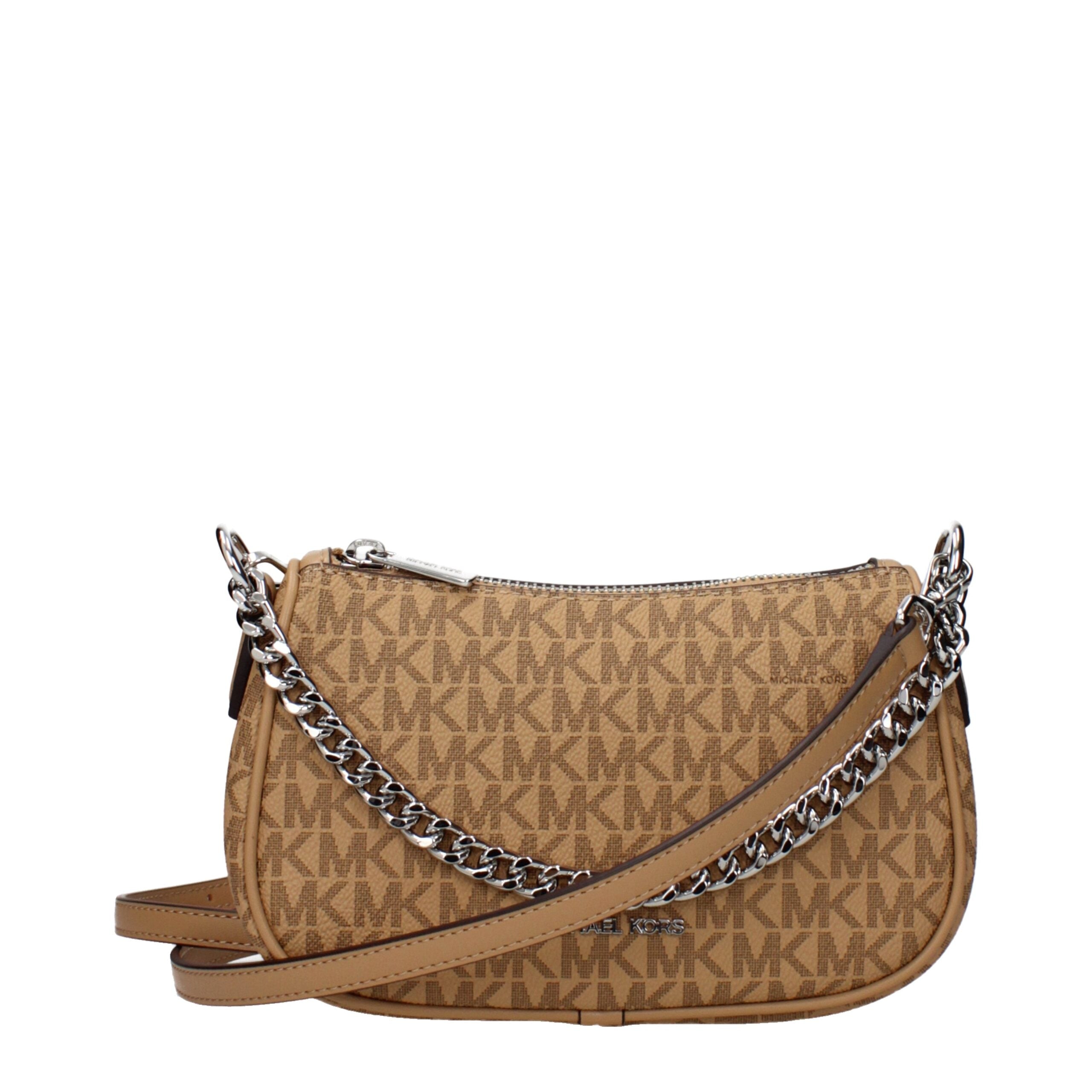 Michael Kors Braune Stoffhandtasche-1
