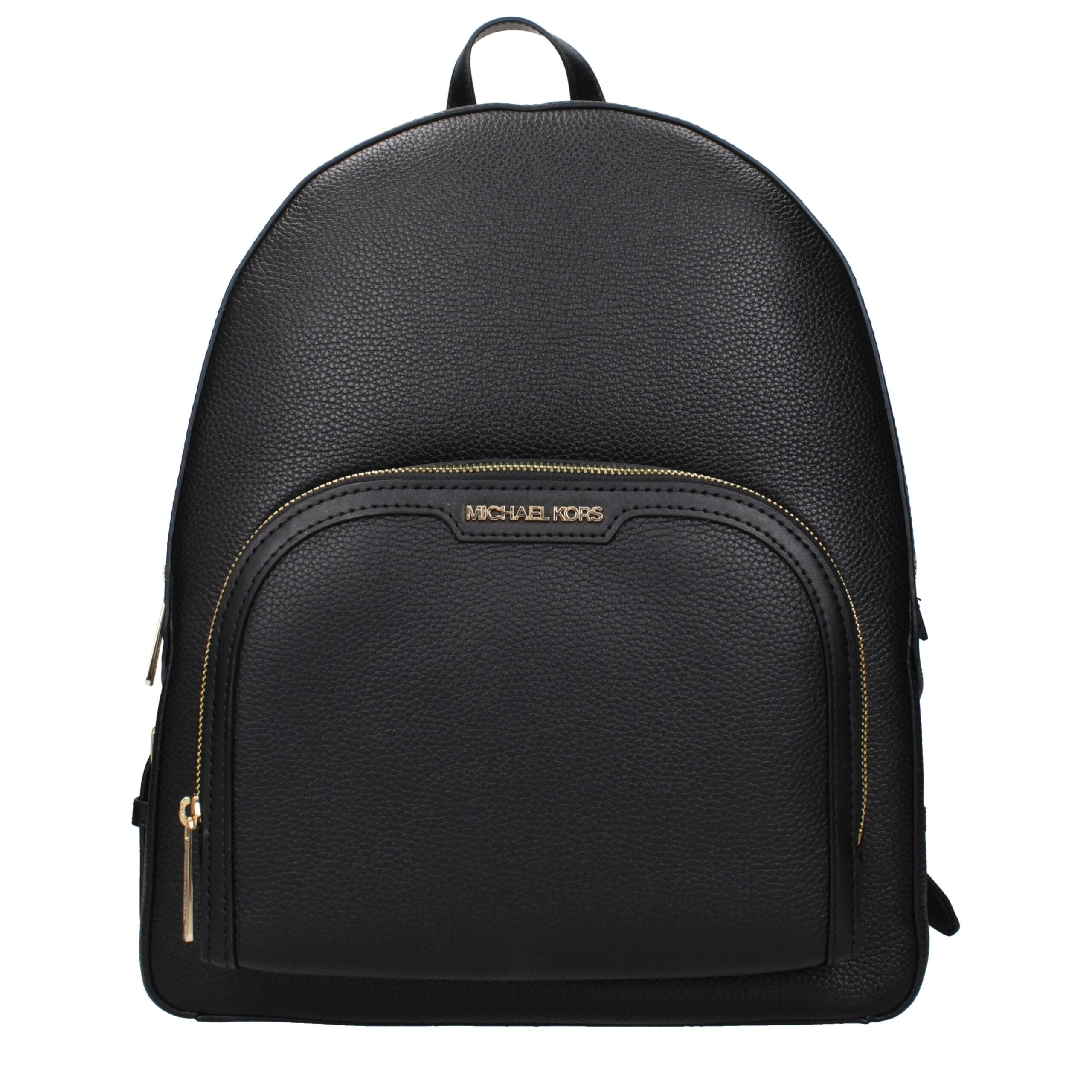 Michael Kors Schwarzer Lederrucksack-1