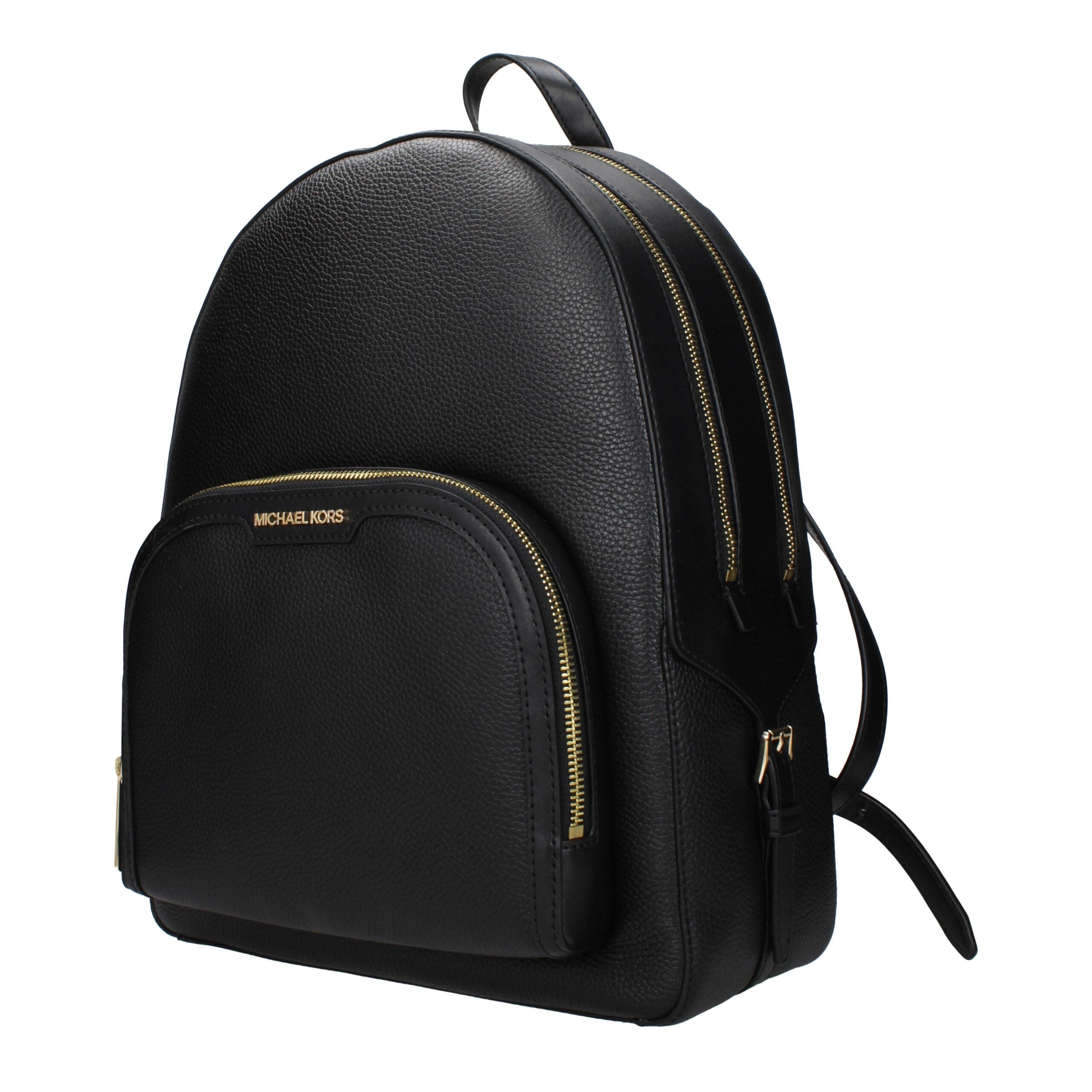 Michael Kors Schwarzer Lederrucksack-2