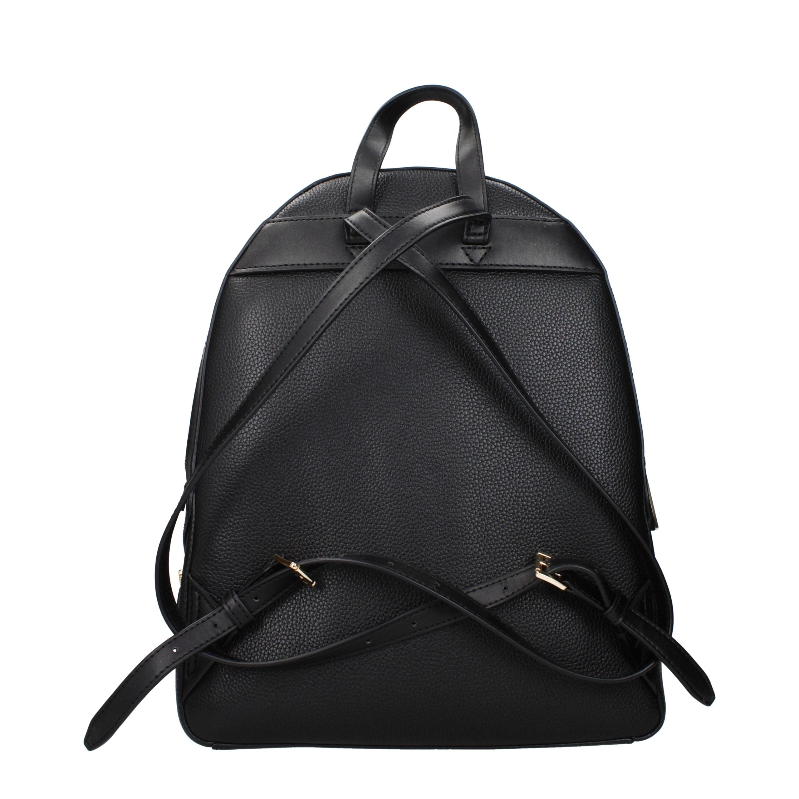 Michael Kors Schwarzer Lederrucksack-3