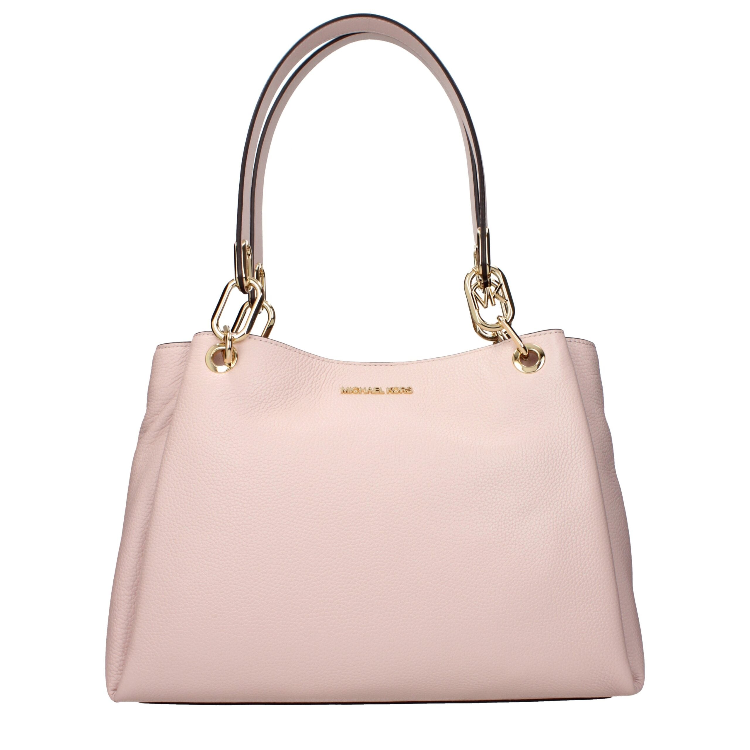 Michael Kors Schultertasche aus pinkfarbenem Leder-1