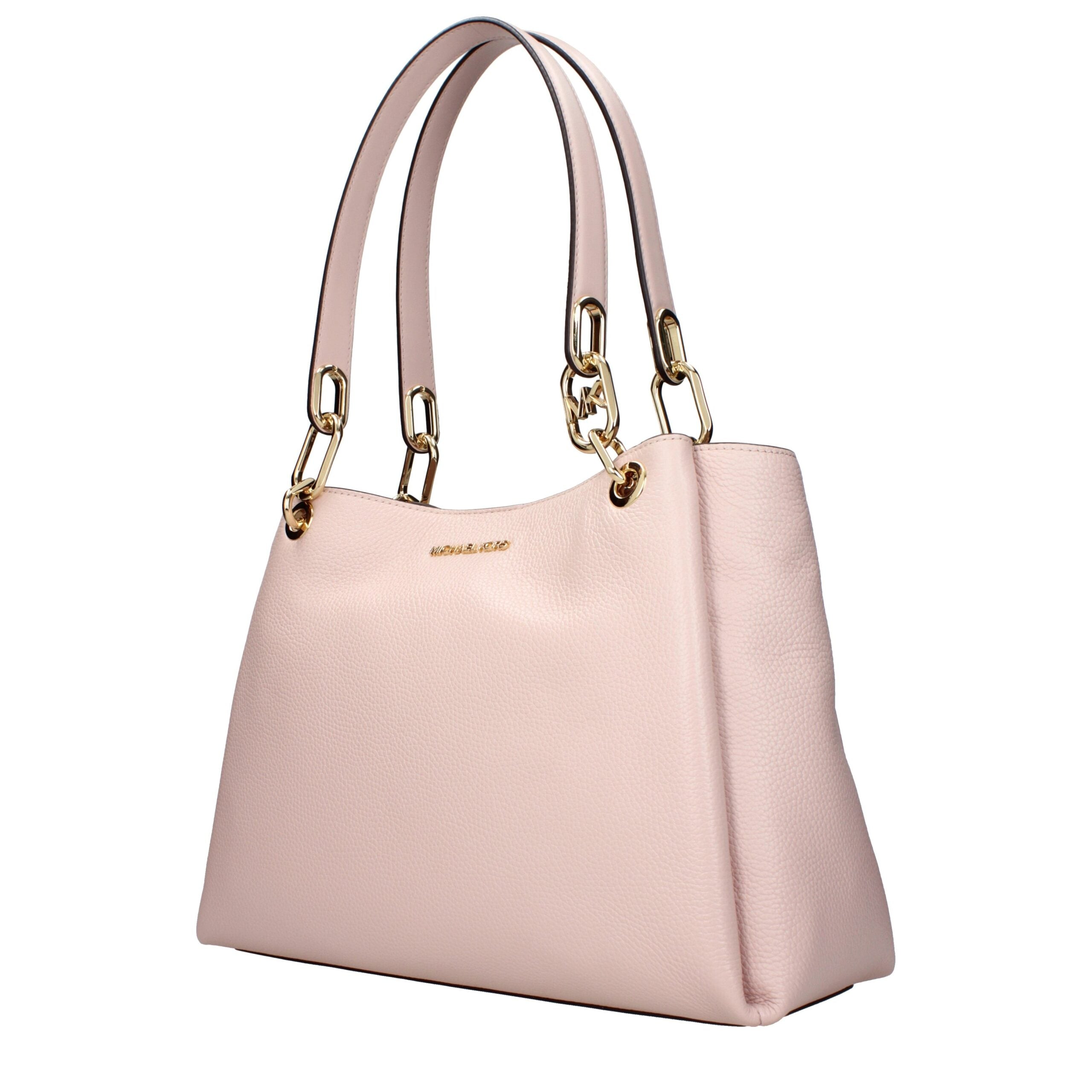 Michael Kors Schultertasche aus pinkfarbenem Leder-2