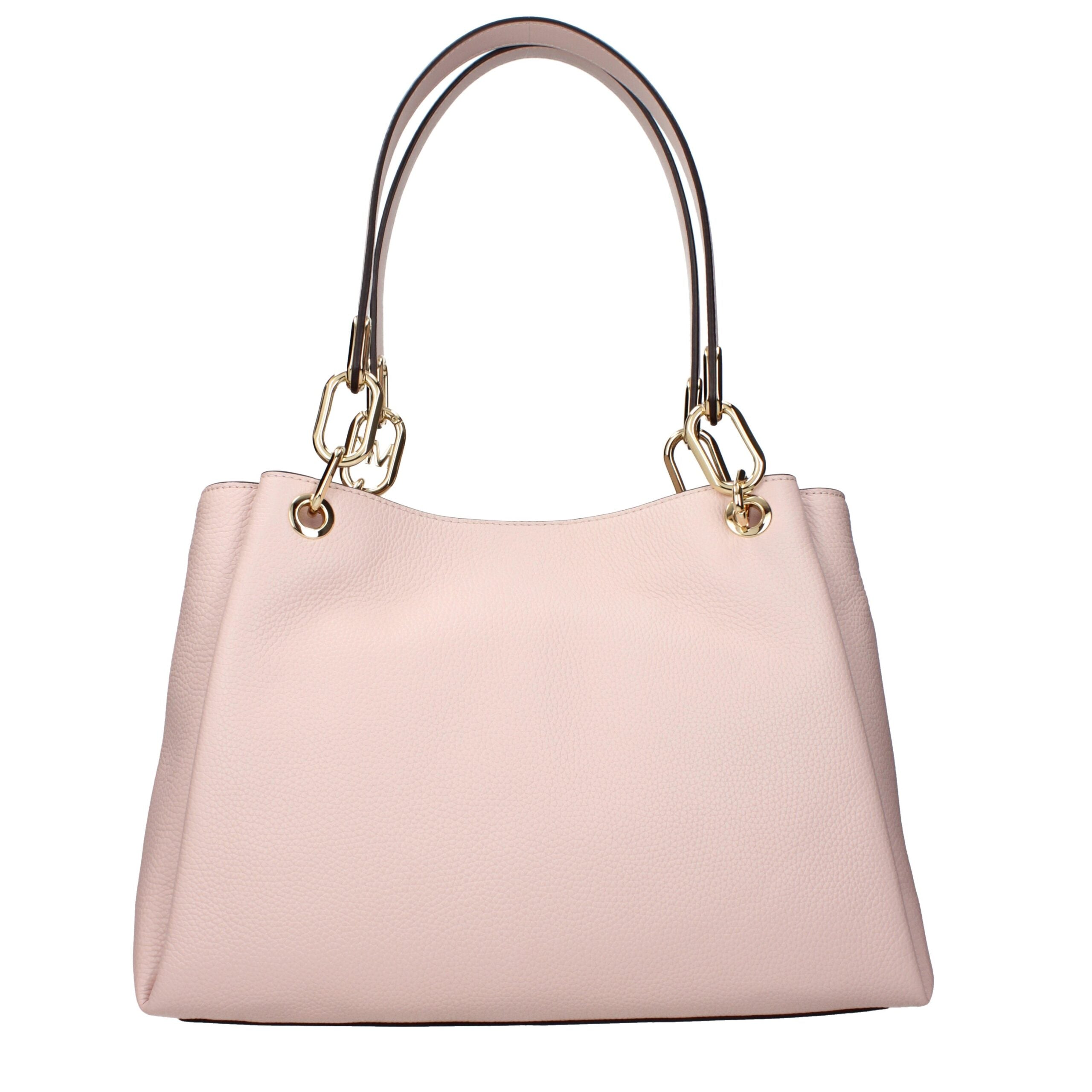 Michael Kors Schultertasche aus pinkfarbenem Leder-3
