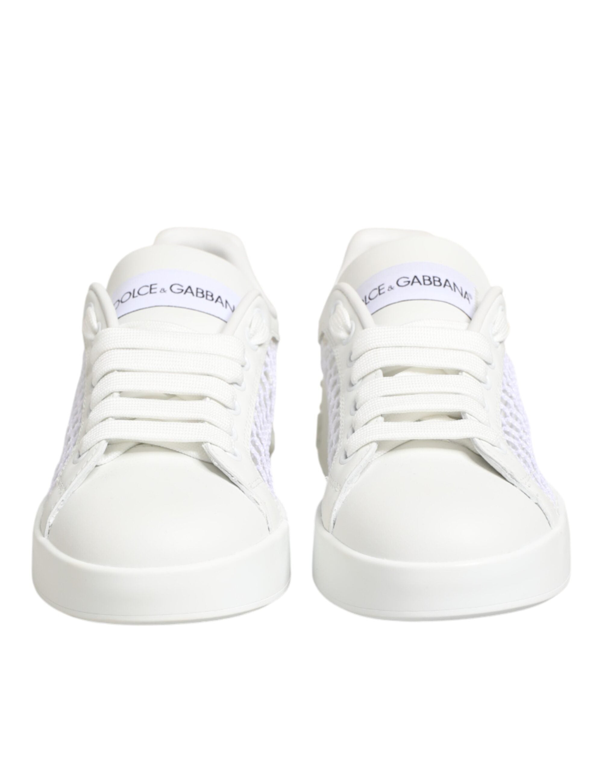 Zapatillas Dolce & Gabbana con inserciones de malla y caña baja-3