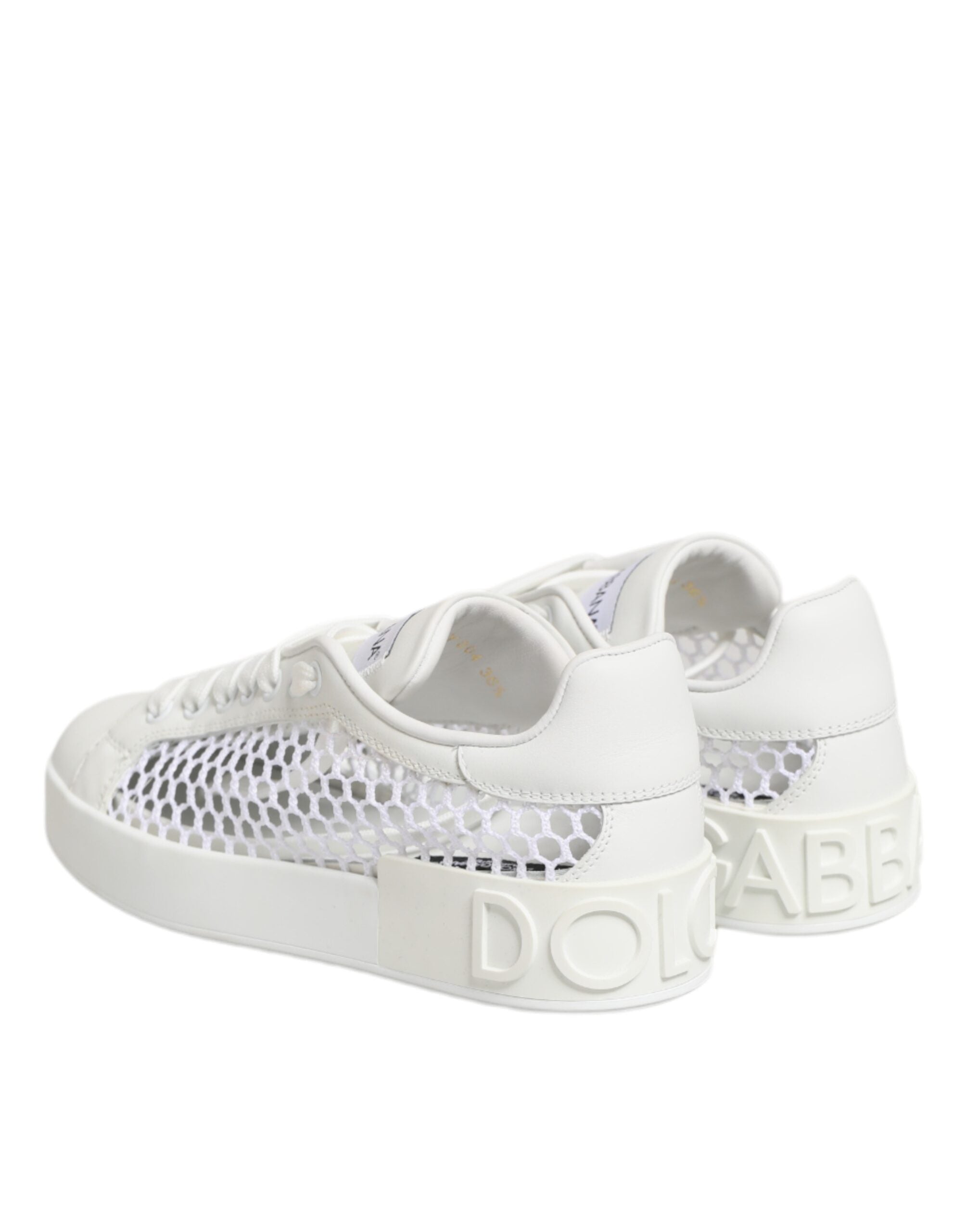 Zapatillas Dolce & Gabbana con inserciones de malla y caña baja-6