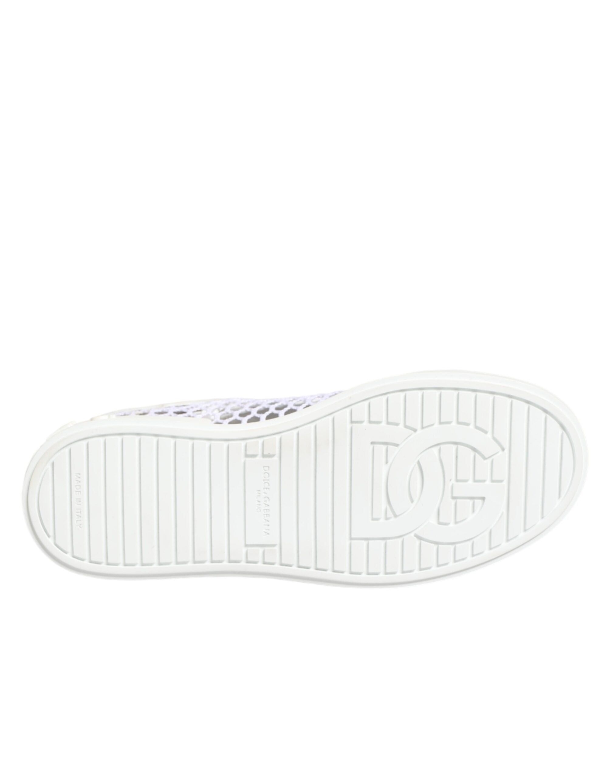 Zapatillas Dolce & Gabbana con inserciones de malla y caña baja-8