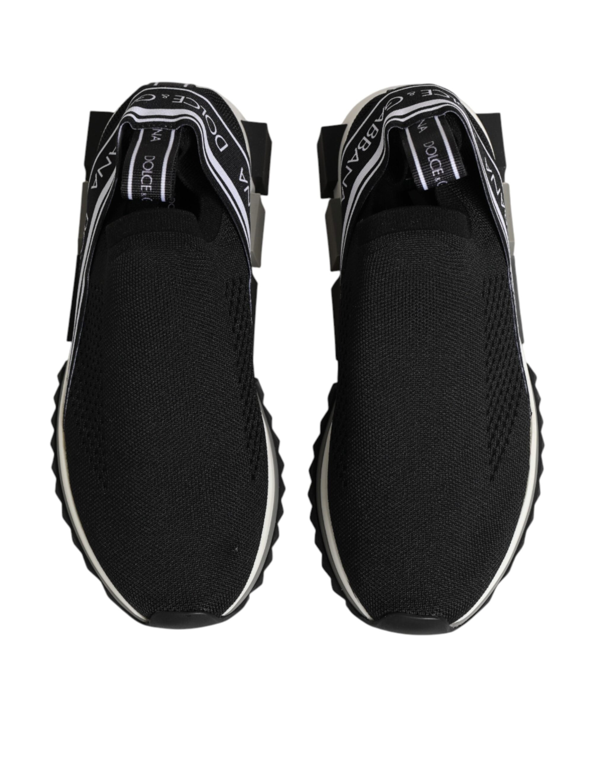 Dolce & Gabbana Schwarze Slip-On Sorrento Sneakers-4