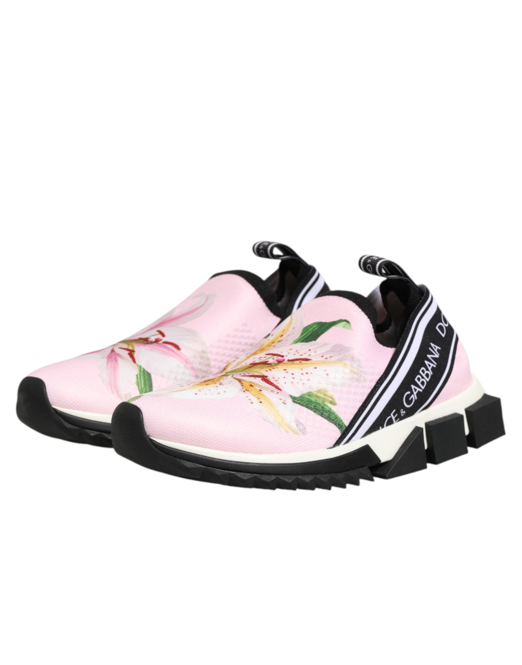 Dolce & Gabbana Rosa Sorrento sneakers with floral pattern-5
