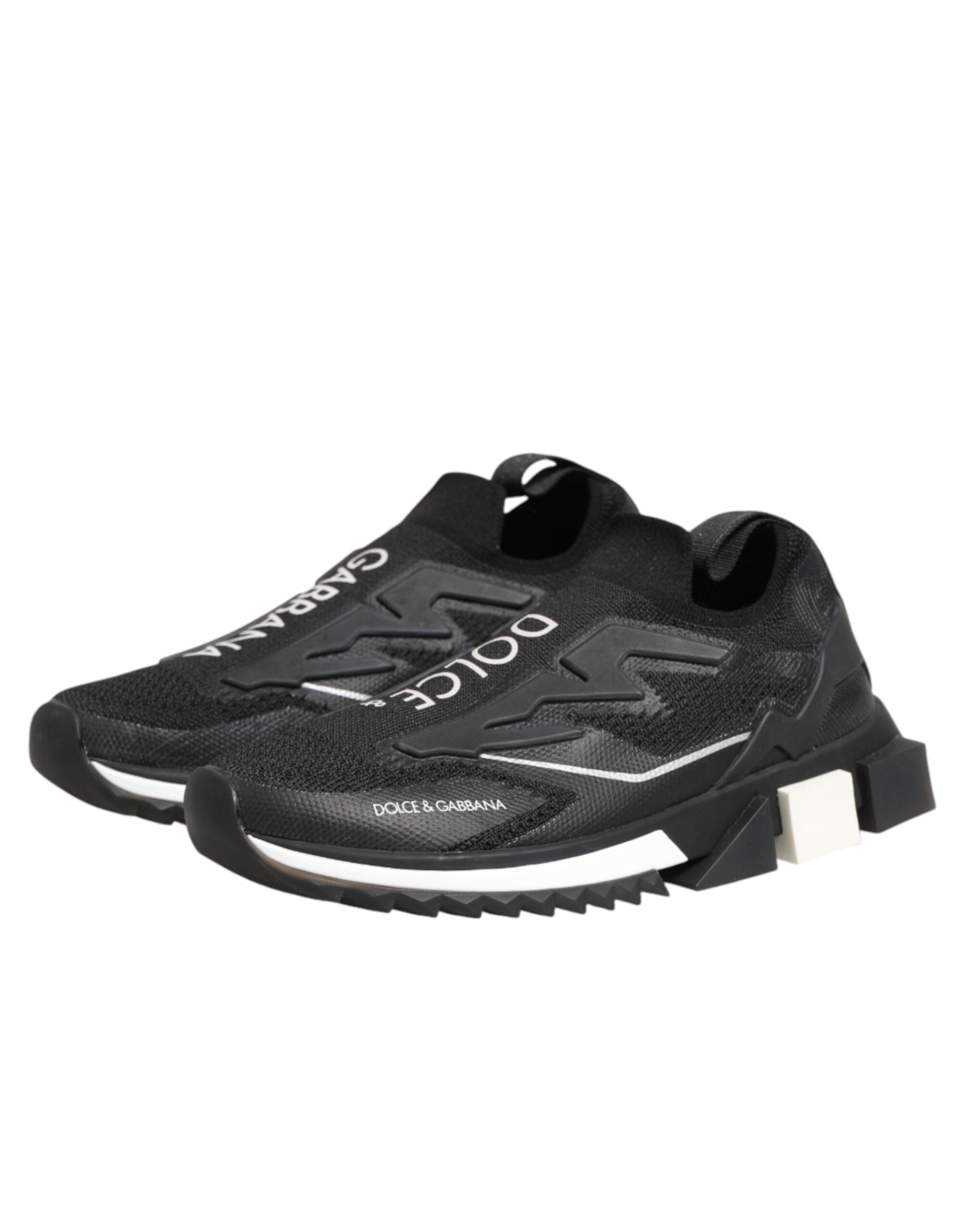 Zapatillas deportivas elásticas negras Sorrento de Dolce & Gabbana-5