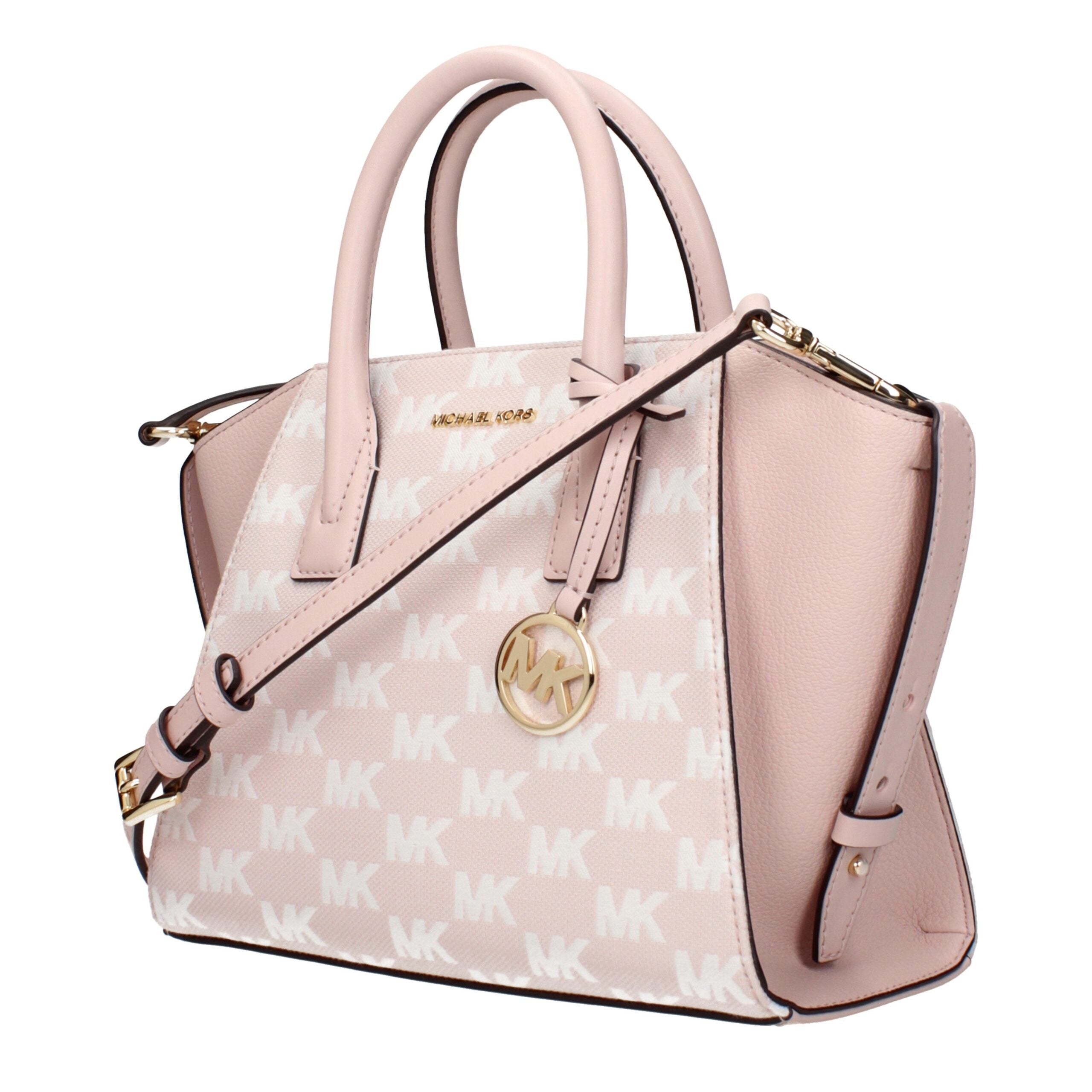 Michael Kors Rosa Stoffhandtasche-2