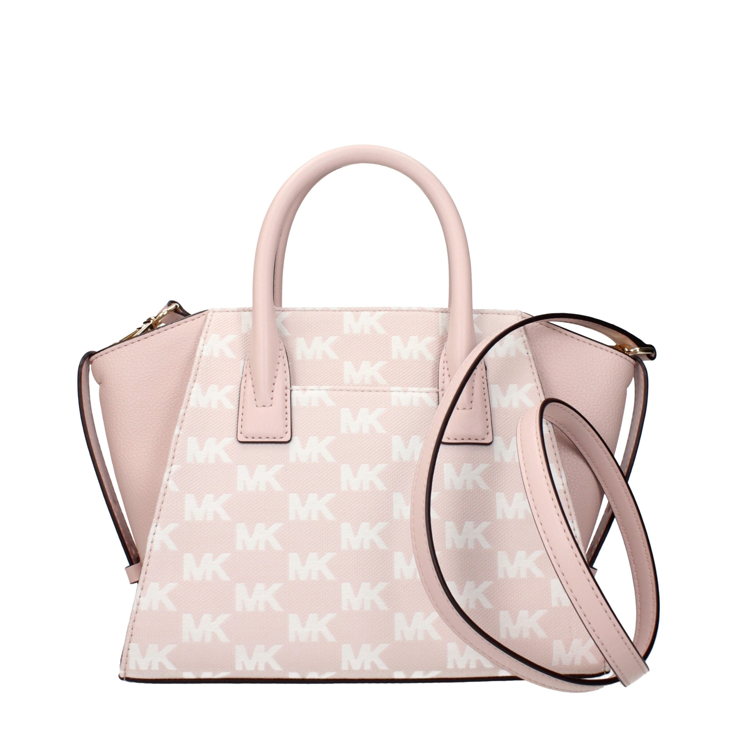 Michael Kors Rosa Stoffhandtasche-3