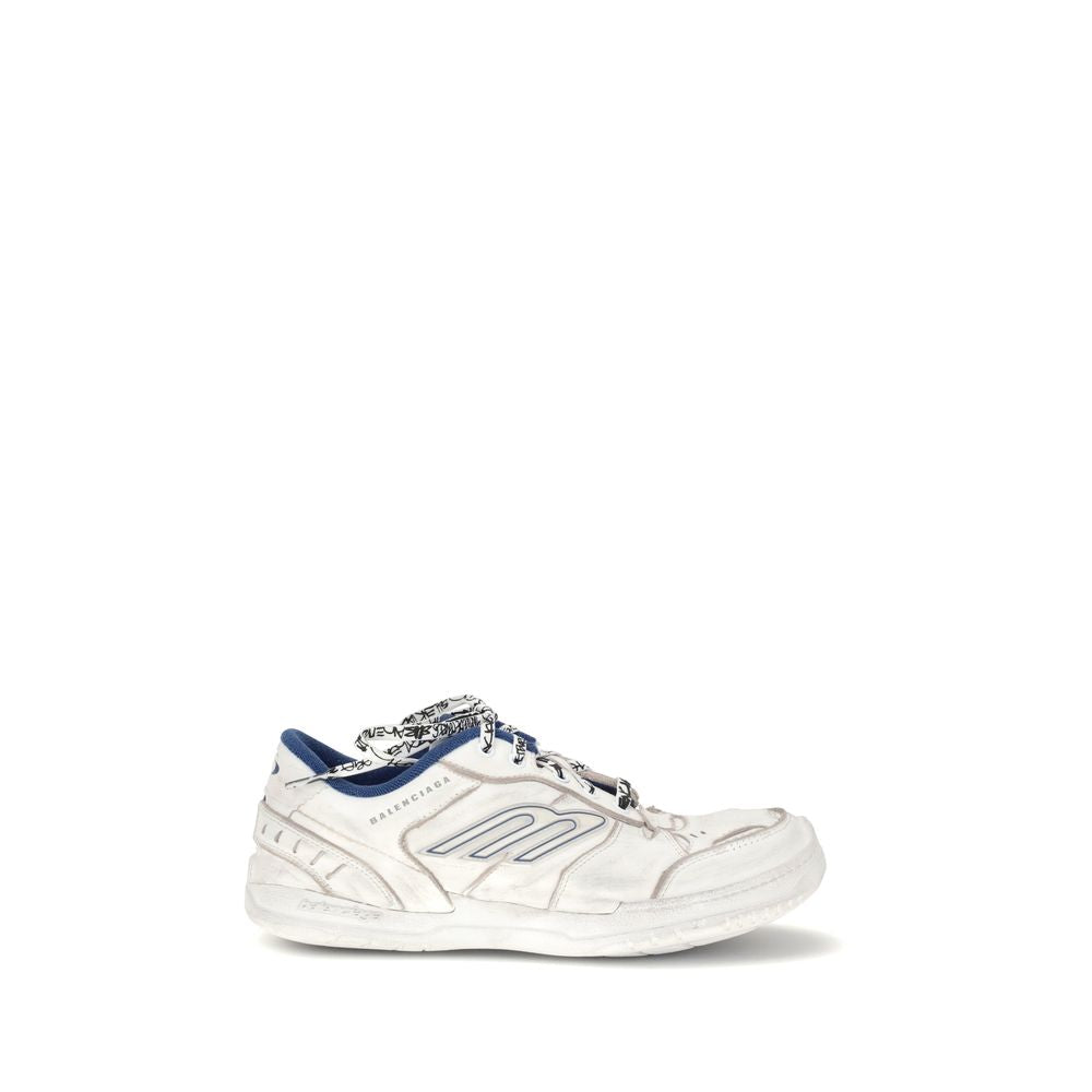 Balenciaga grey polyester sneakers with a used look