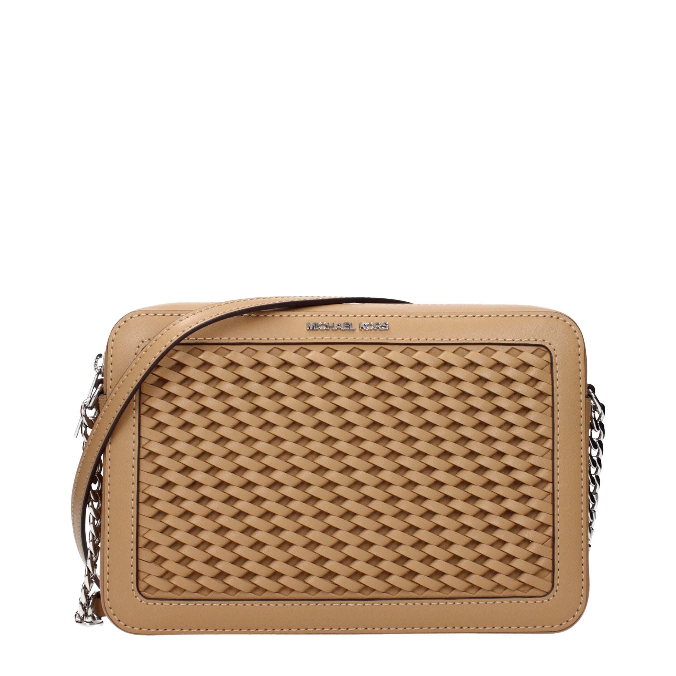 Michael Kors Braune Leder Umhängetasche-1