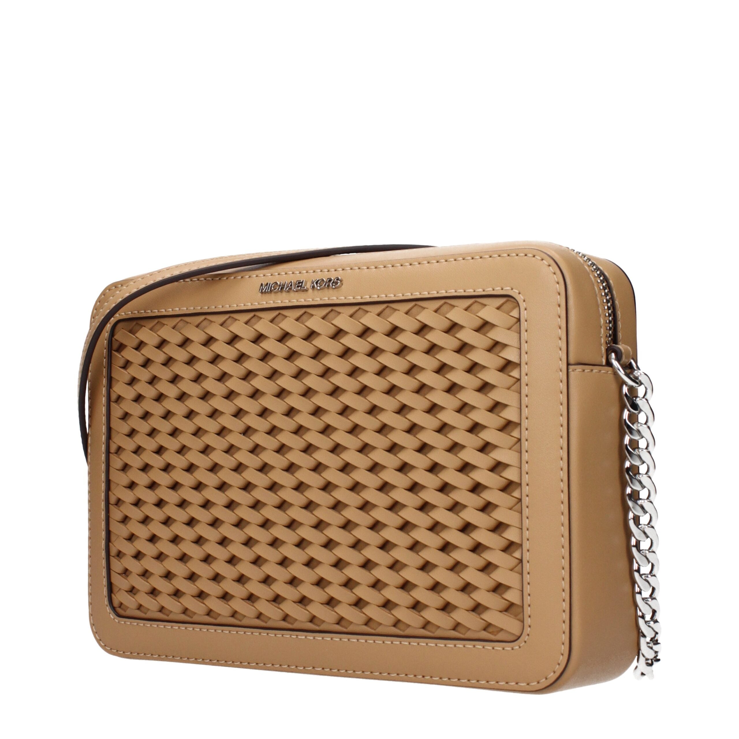 Michael Kors Braune Leder Umhängetasche-2