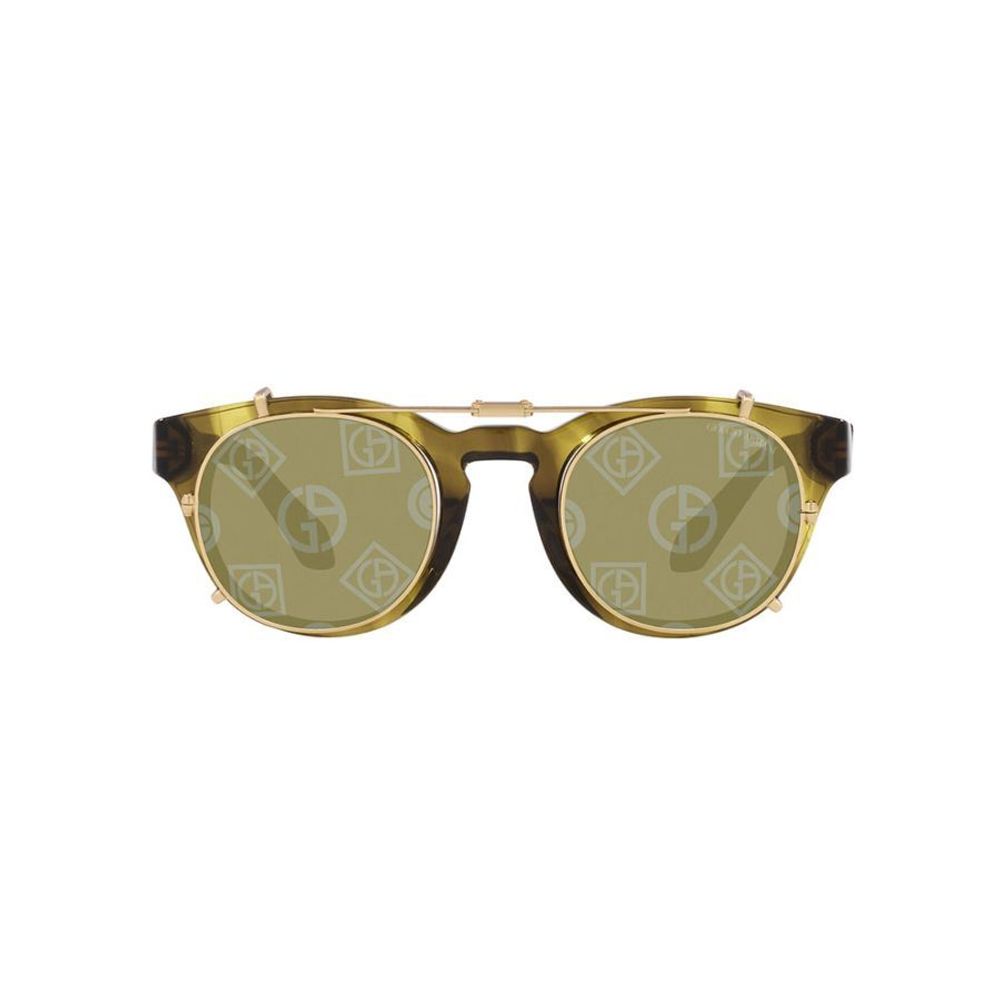 Giorgio Armani brown acetate sunglasses-2