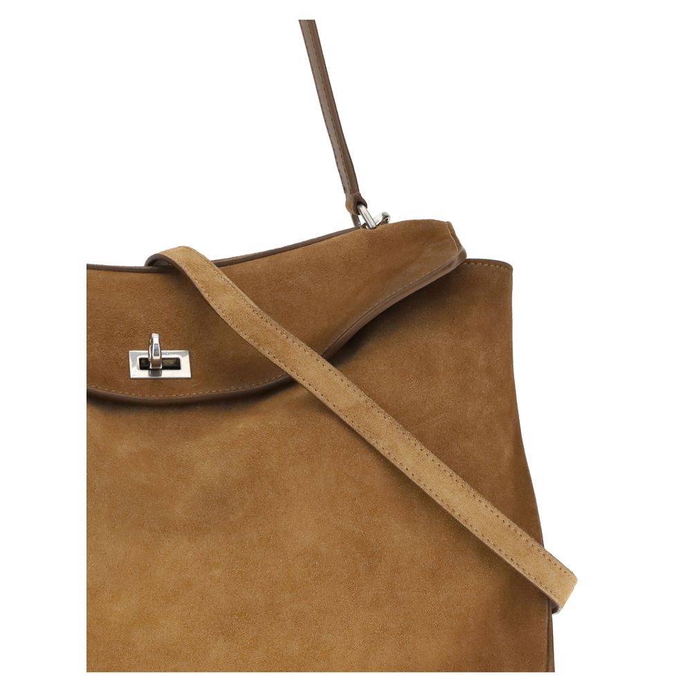 Balenciaga Brown Calfskin Bos Taurus Shoulder Bag-4