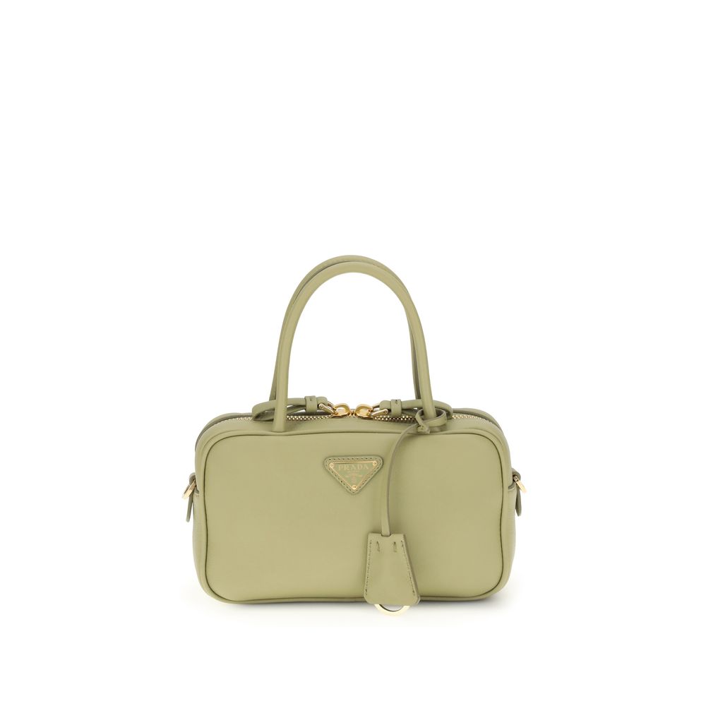 Prada Schultertasche aus Kalbsleder Bos Taurus in Bicolor-1