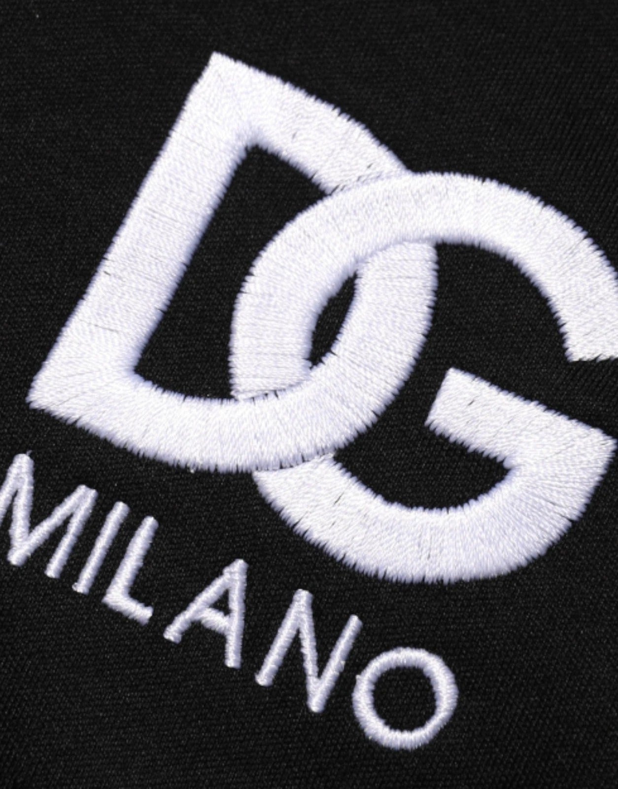 Dolce & Gabbana black T-shirt with DG logo embroidery-2