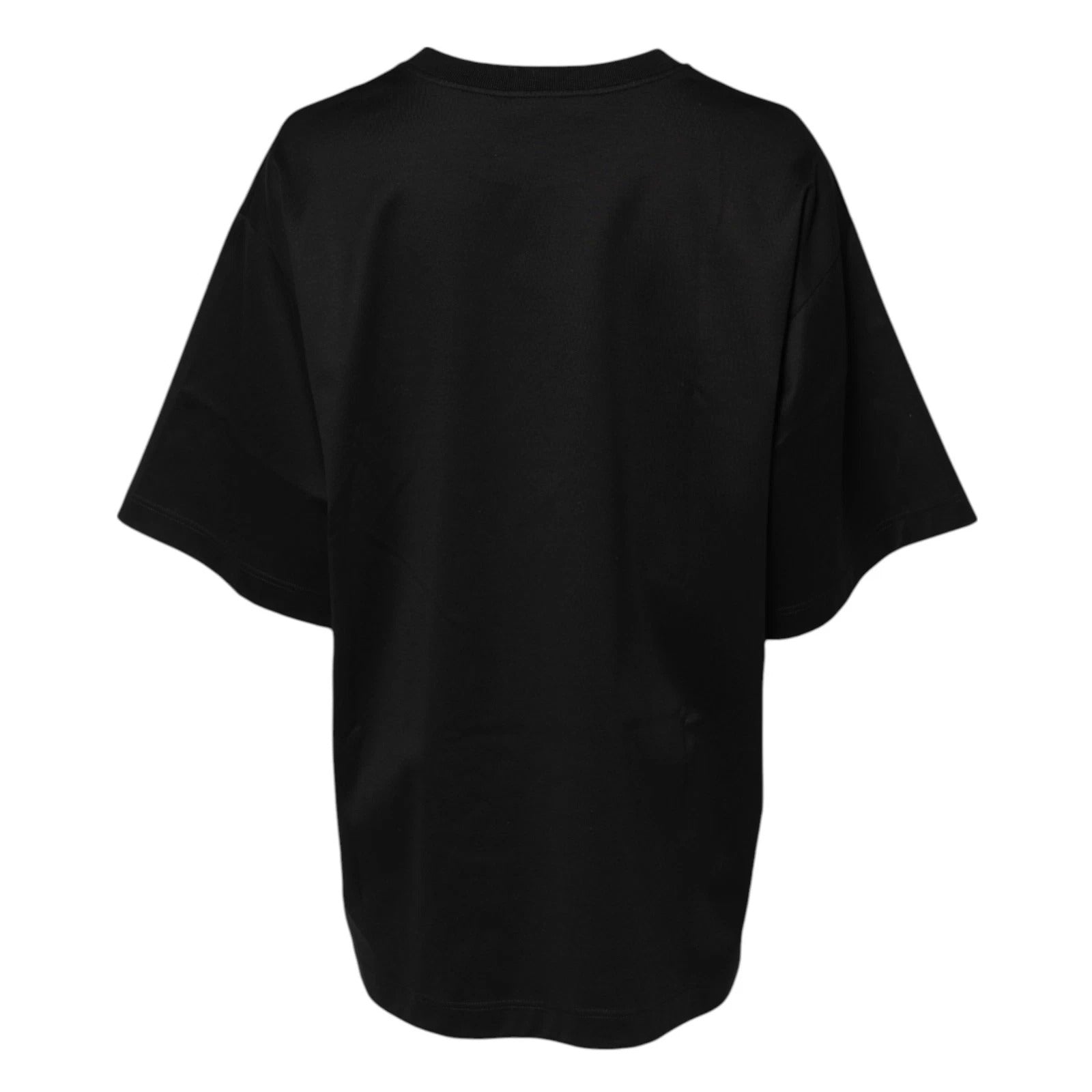 Dolce & Gabbana black T-shirt with DG logo embroidery-4