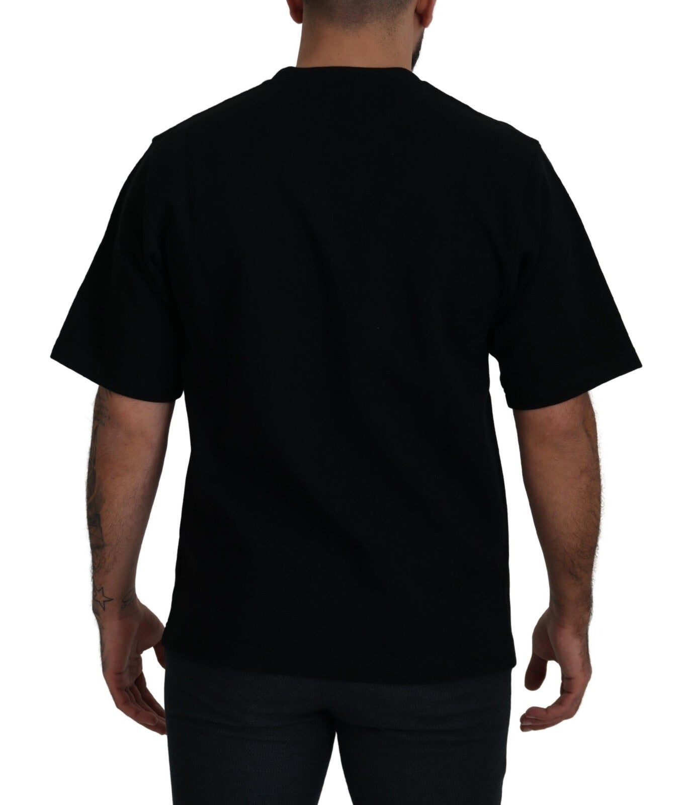Dolce & Gabbana cotton T-shirt with round neck and print-3