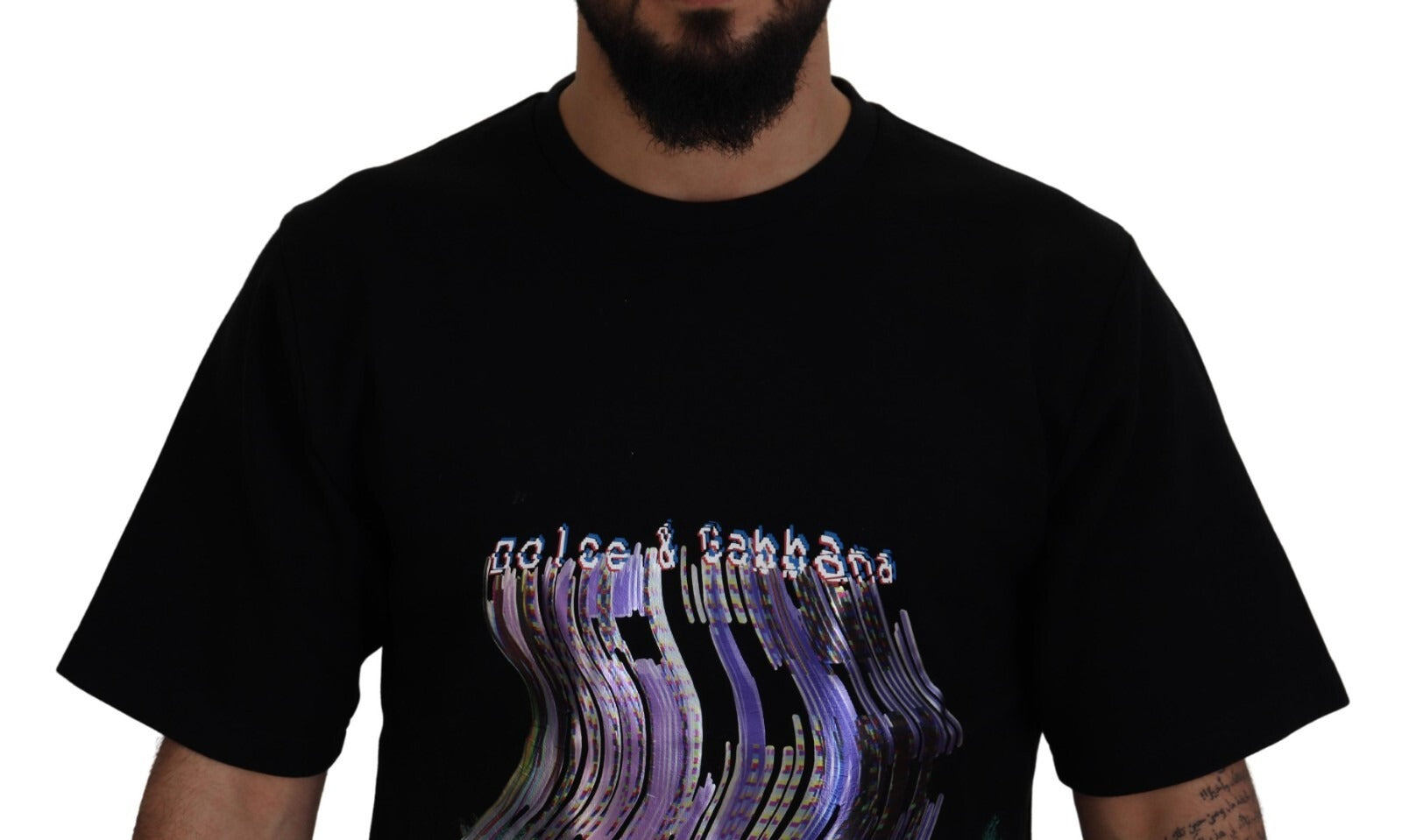 Dolce & Gabbana cotton T-shirt with round neck and print-5