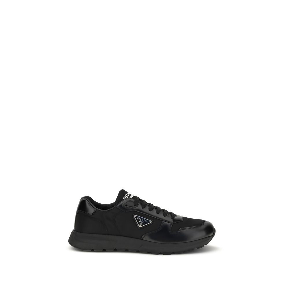 Prada black sneakers made from recycled polyamide-1