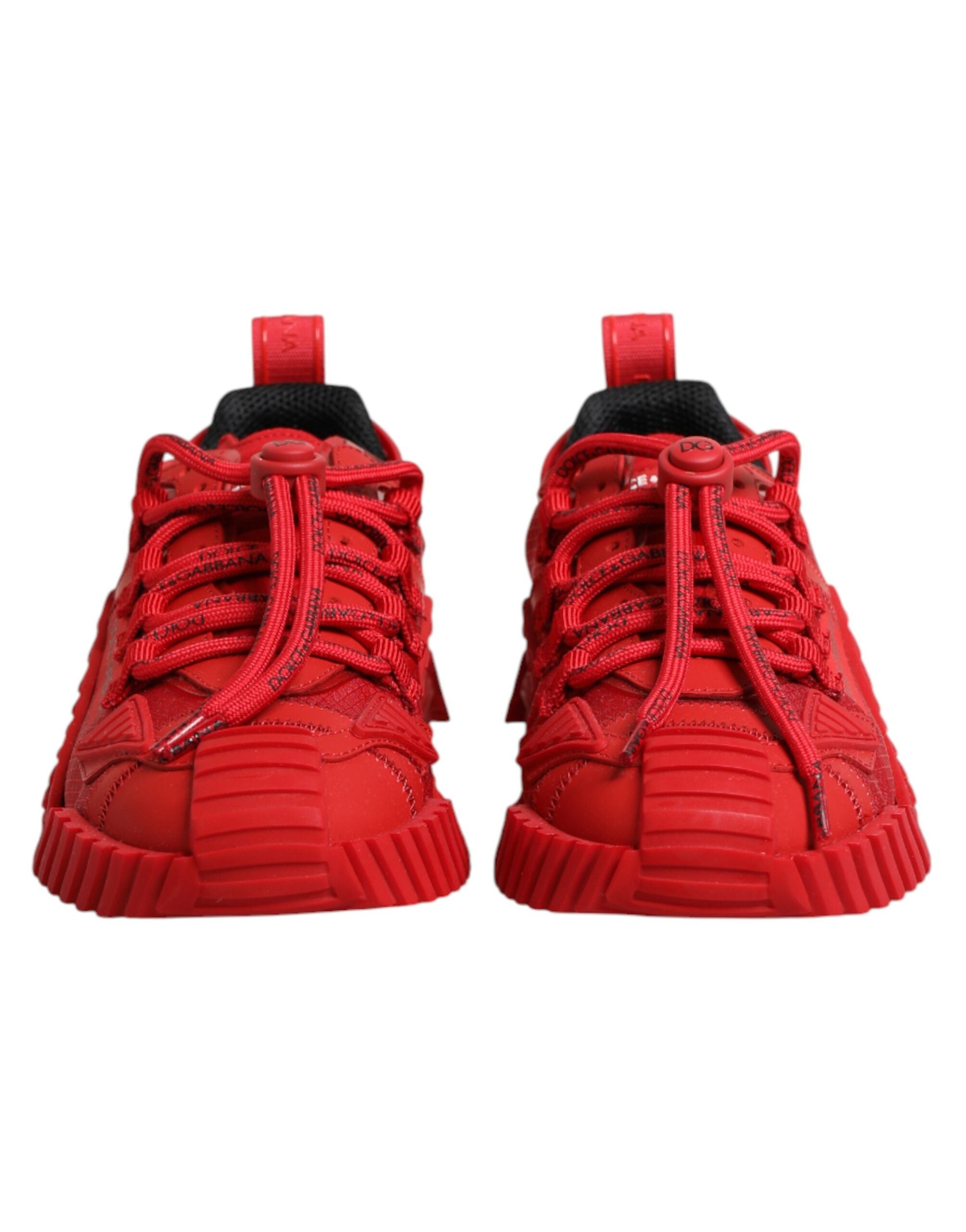Zapatillas deportivas NS1 con cordones y logotipo rojo de Dolce & Gabbana-3