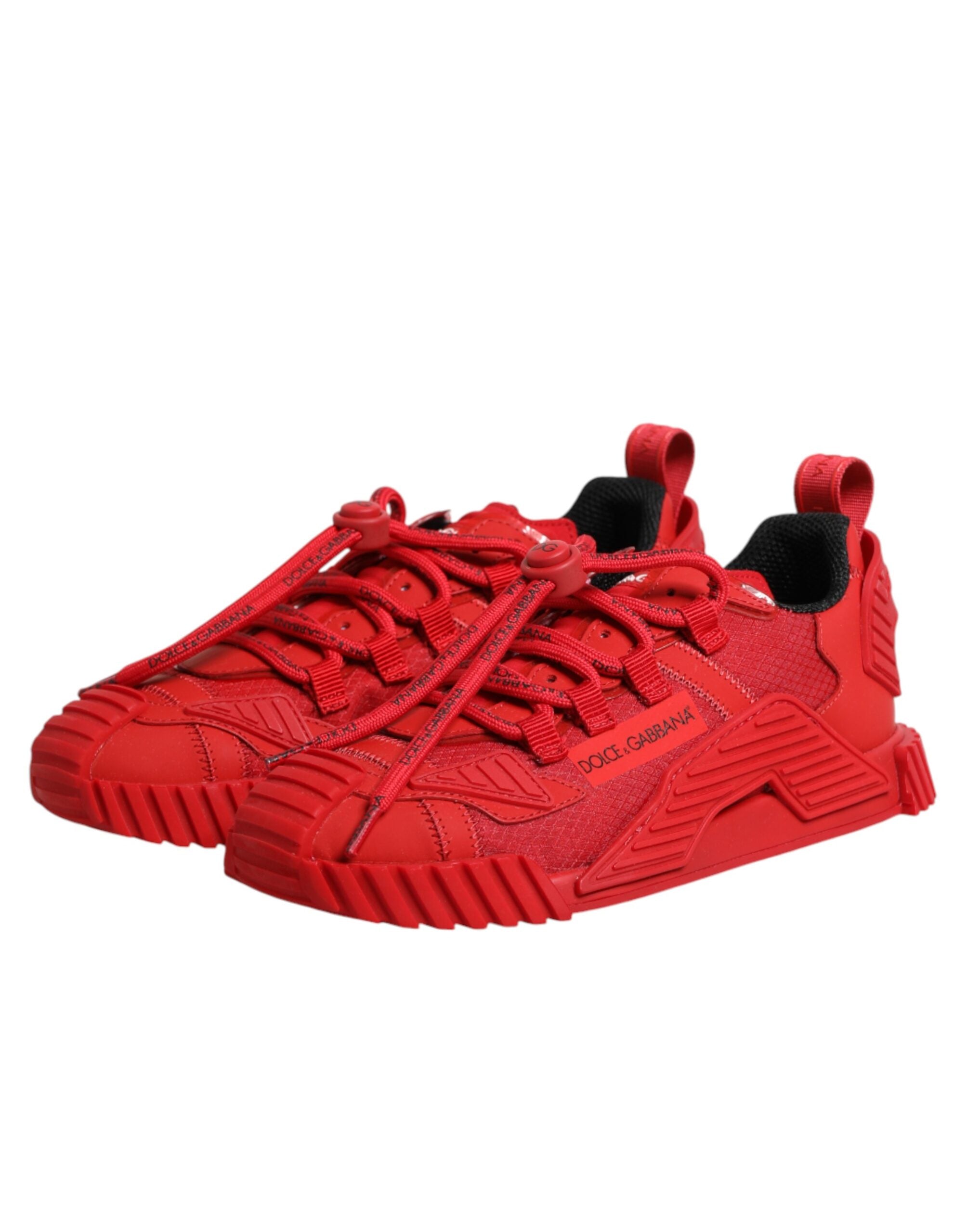 Zapatillas deportivas NS1 con cordones y logotipo rojo de Dolce & Gabbana-5